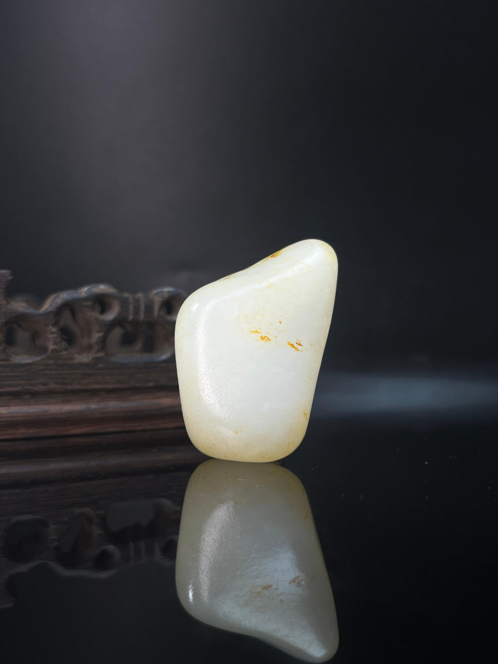 新疆和田玉籽料原石洒金皮挂件2（yc236584）