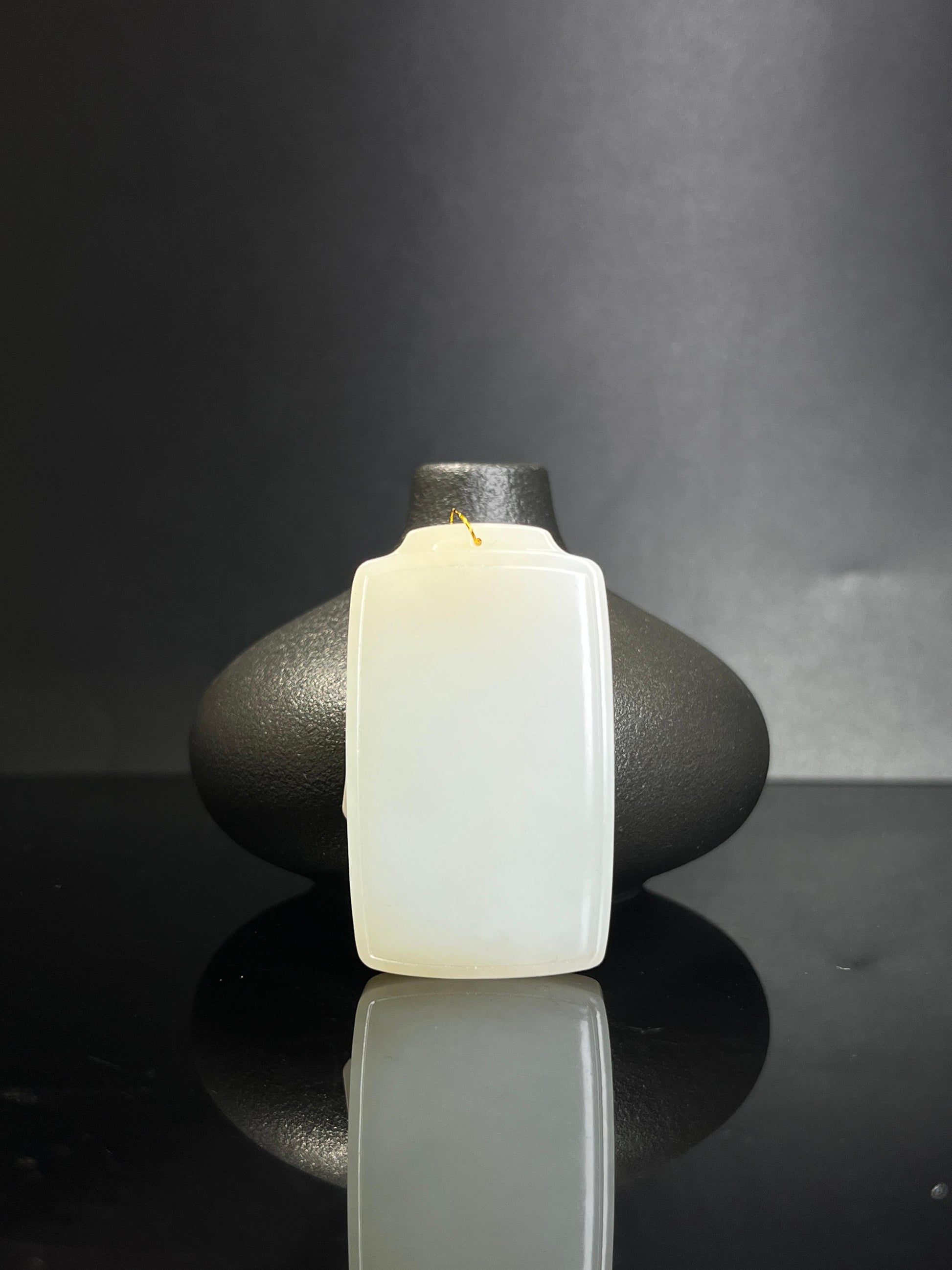 和田玉且末平安无事牌（yc240918）