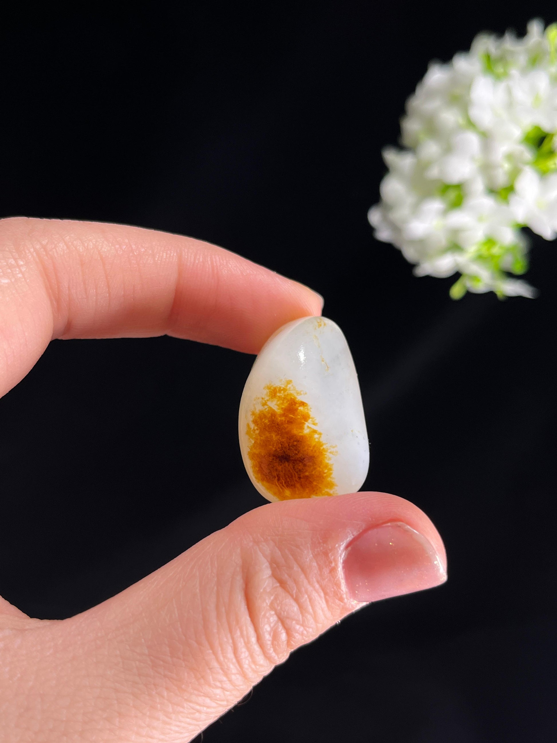 和田玉白玉意境双面皮籽料原石（yc265073）