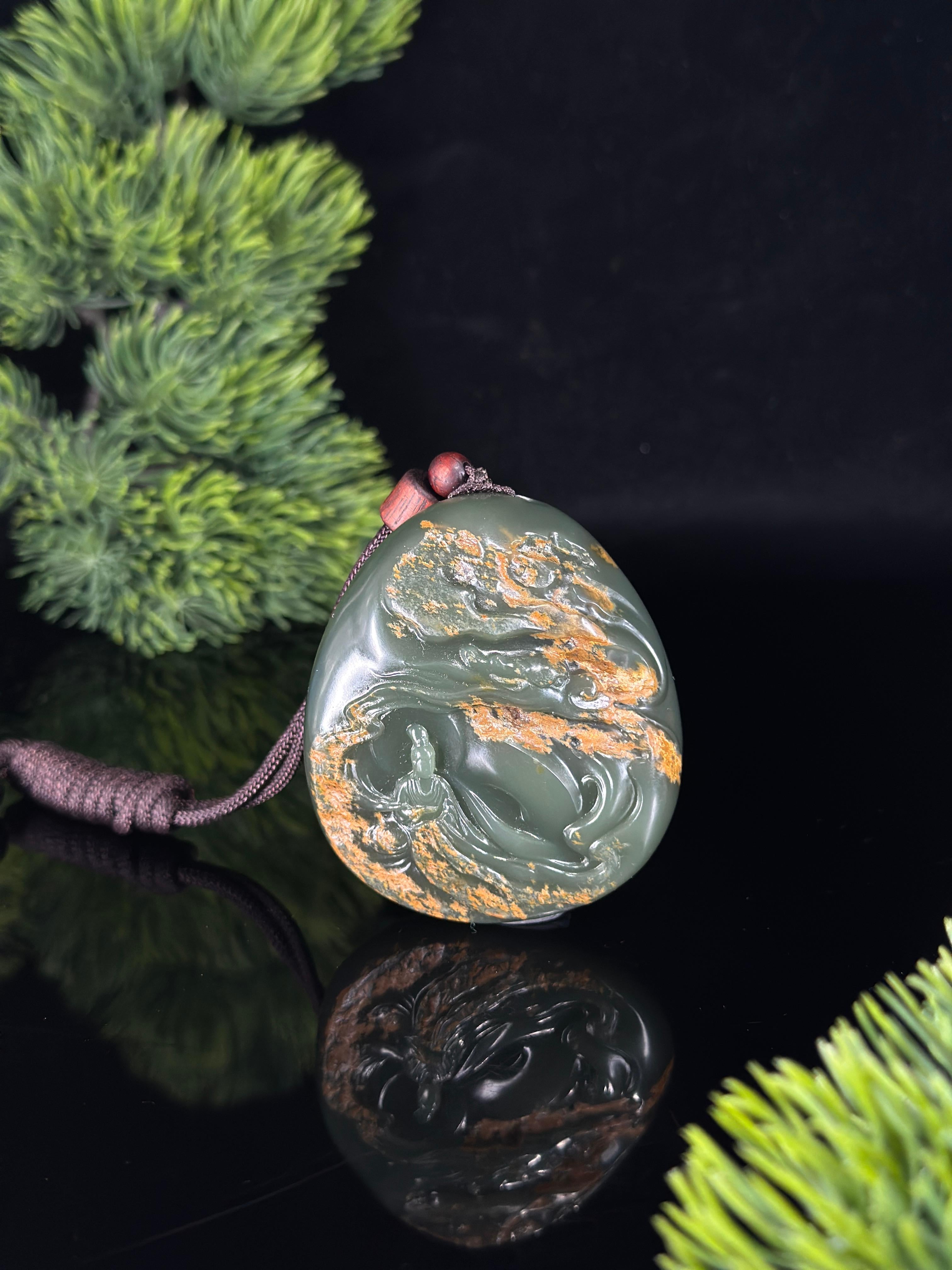籽料雕件– 添福玉器