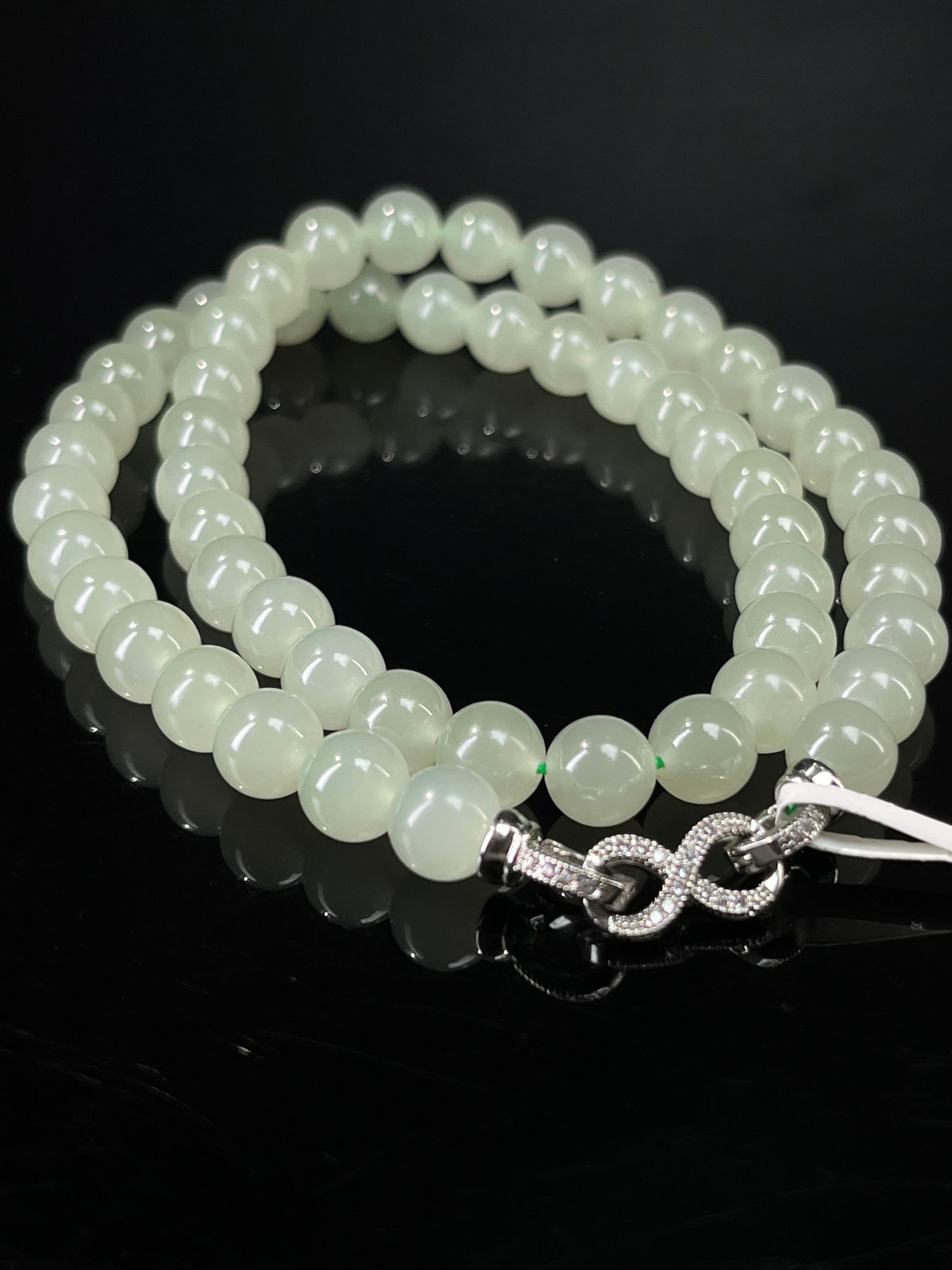 天然和田玉青玉项链（yc240929）