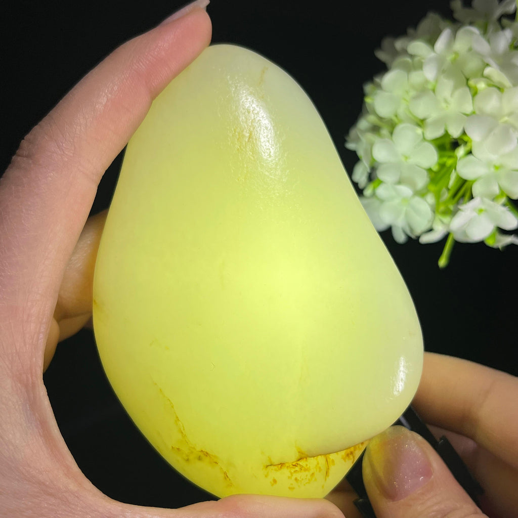和田玉白玉“寒波照月”洒金皮籽料（yc353898）