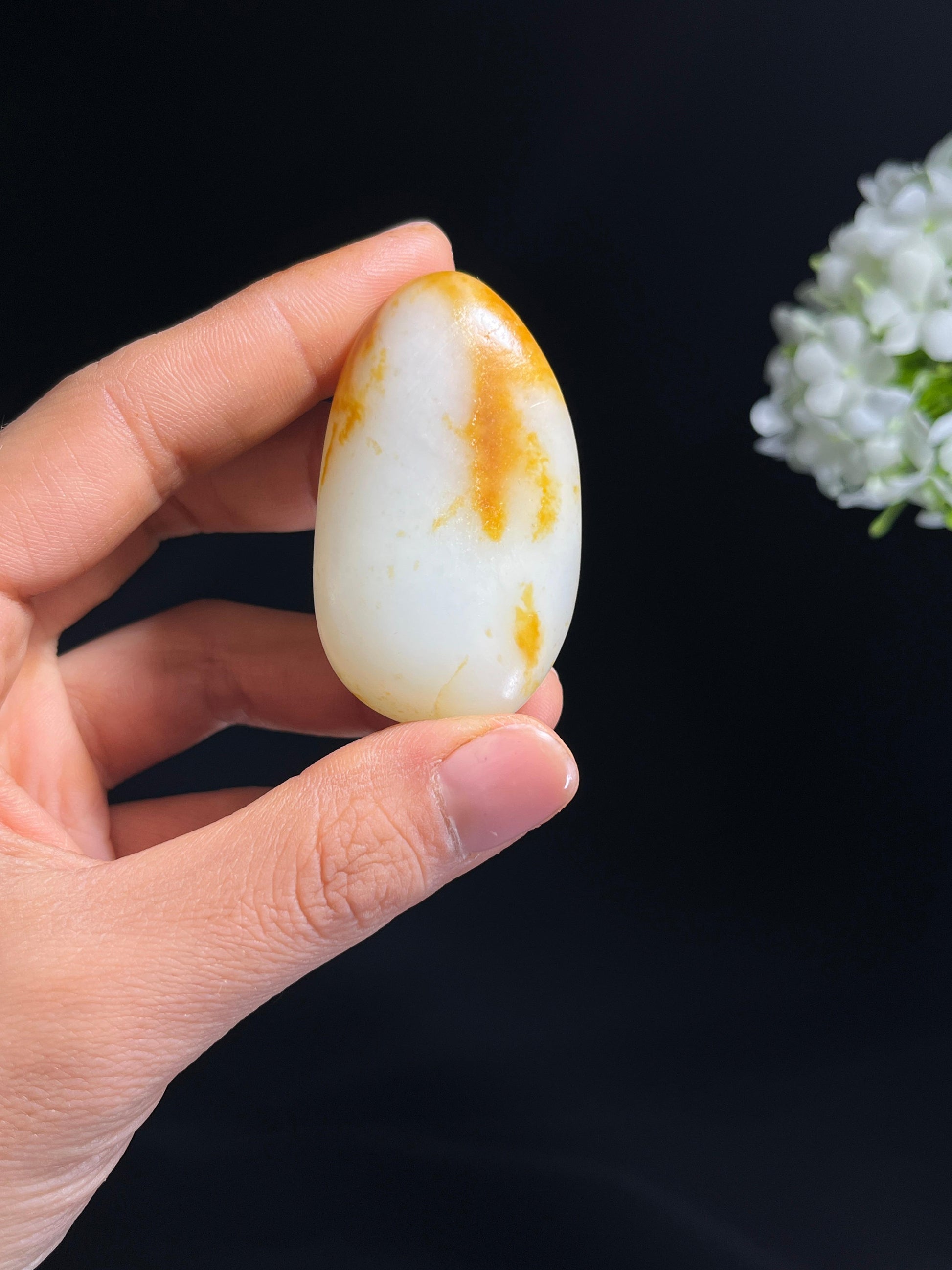 新疆天然和田玉籽料原石挂件（yc263726）