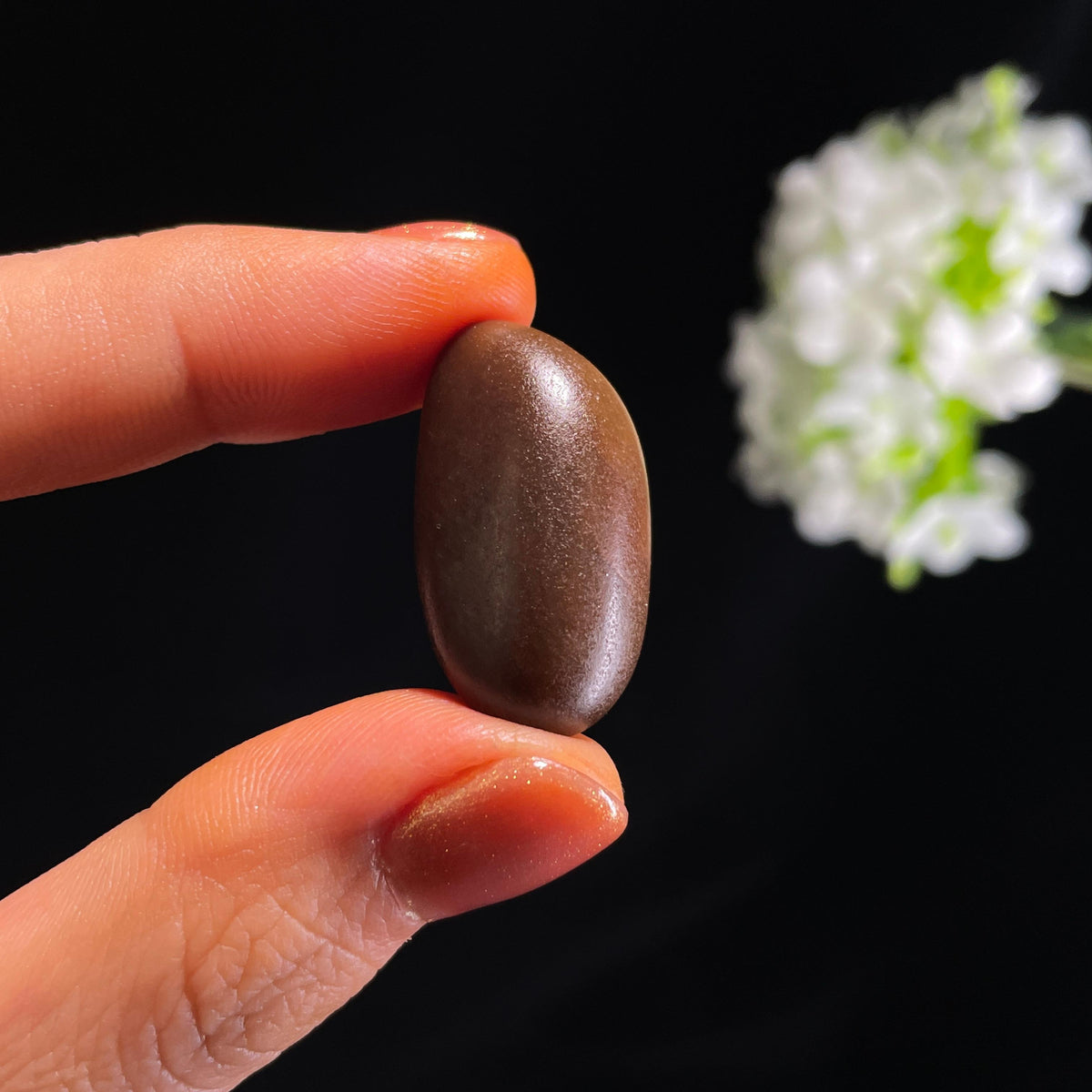 新疆天然和田玉“古陌流光”红沁籽料（yc376253）