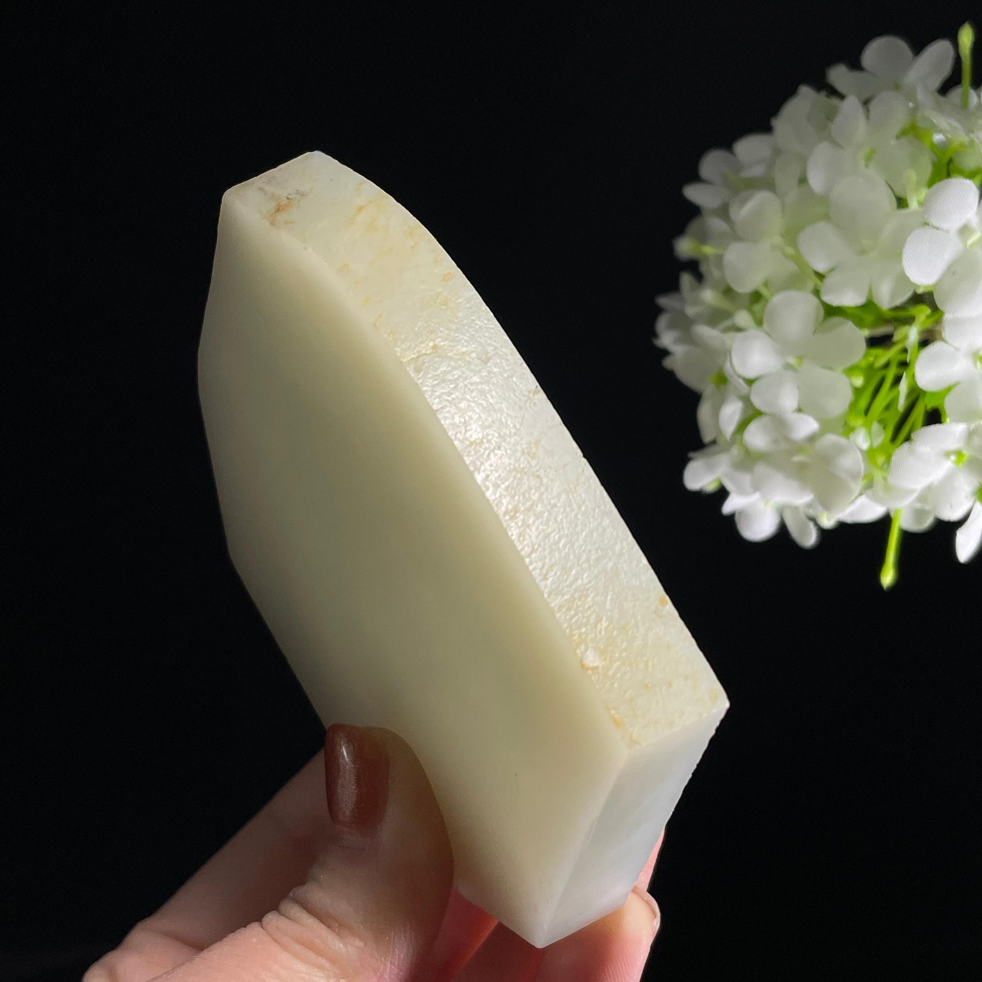 和田玉白玉洒金皮籽料作料（yc317356）