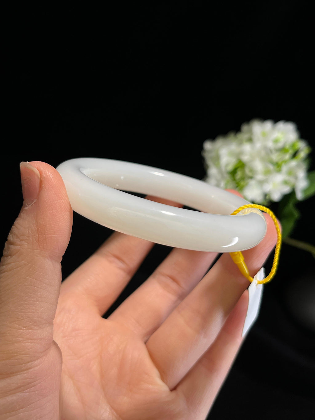 和田玉白玉细条手镯（卡53-卡61）（yc254770）