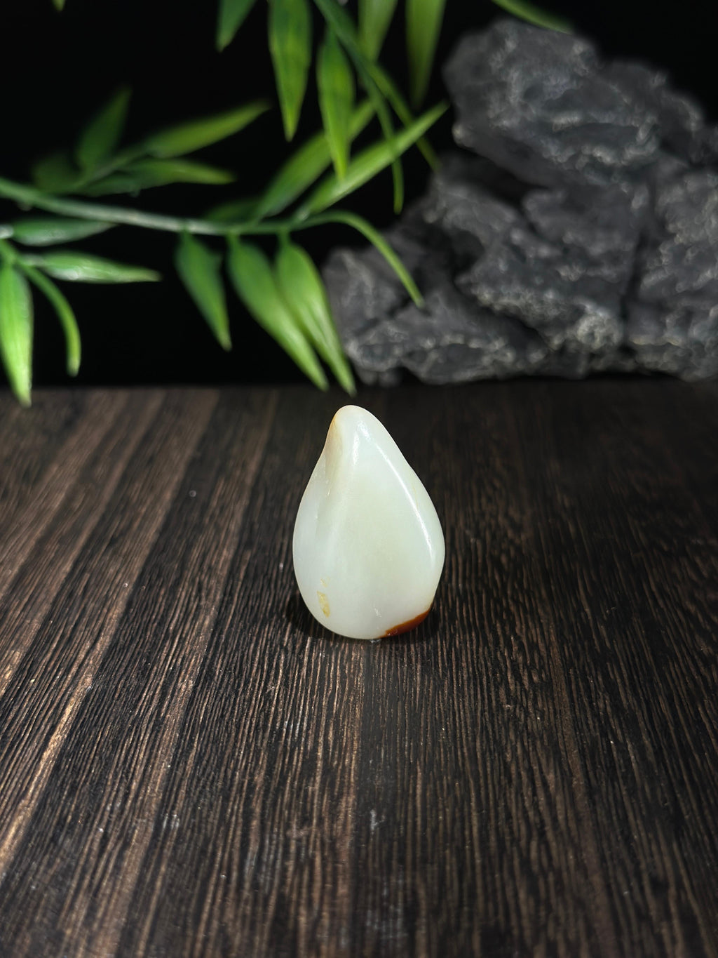新疆和田玉精品高青白聚红皮籽料挂件（yc714455）