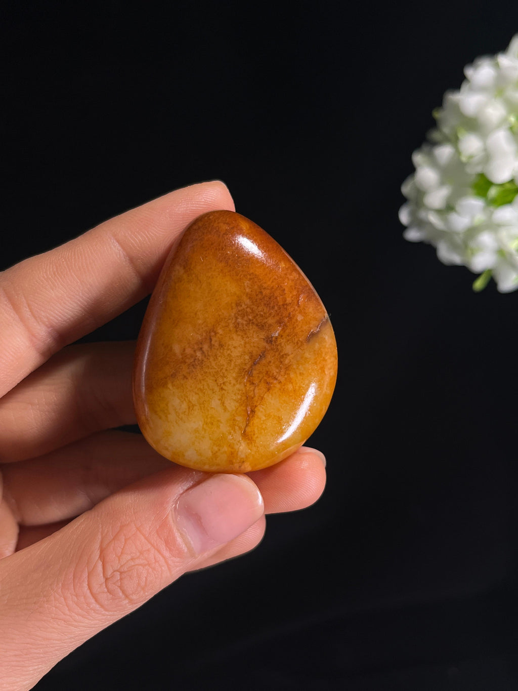 新疆天然和田玉金包银籽料原石挂件（yc276615）
