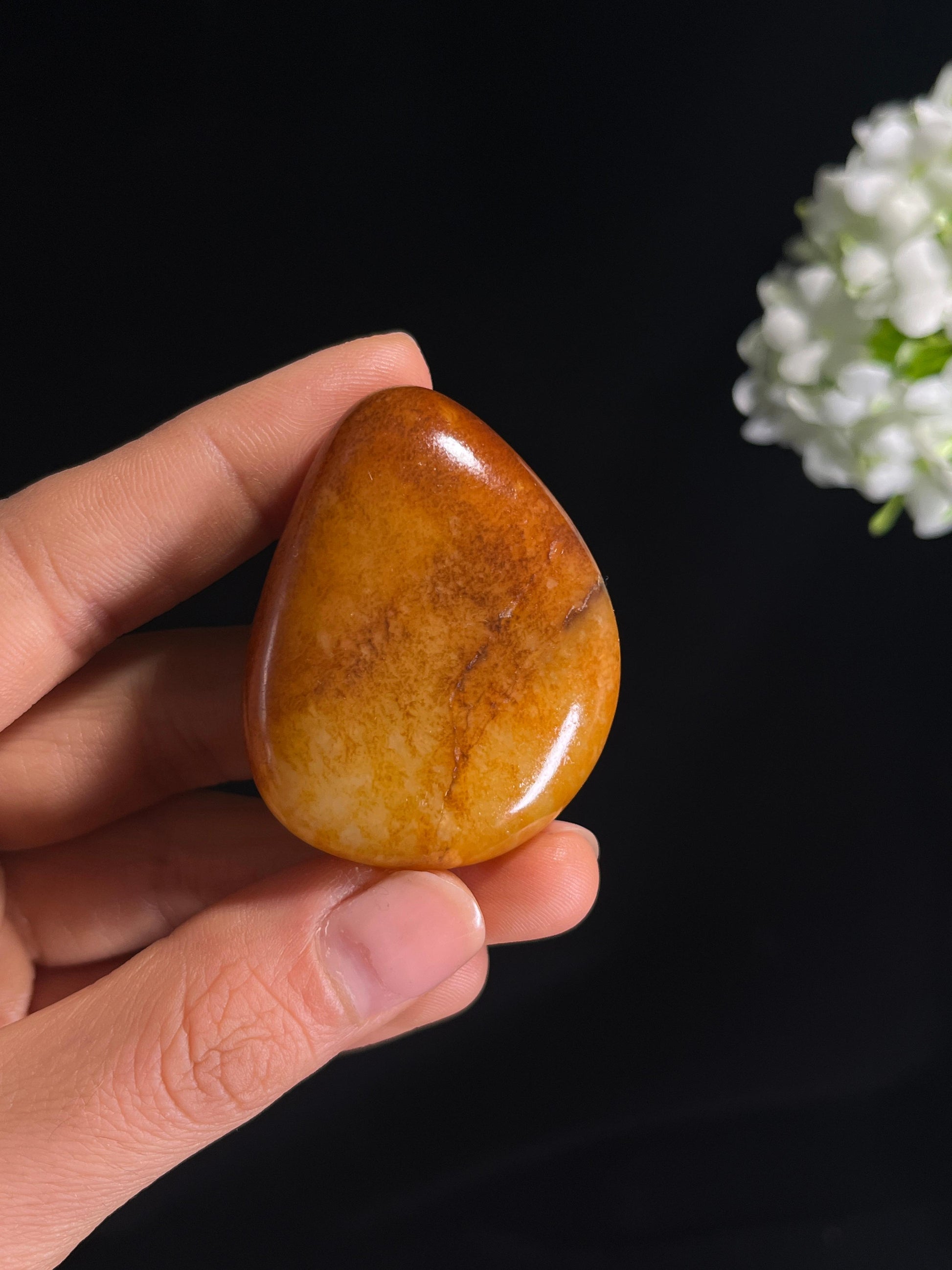 新疆天然和田玉金包银籽料原石挂件（yc276615）
