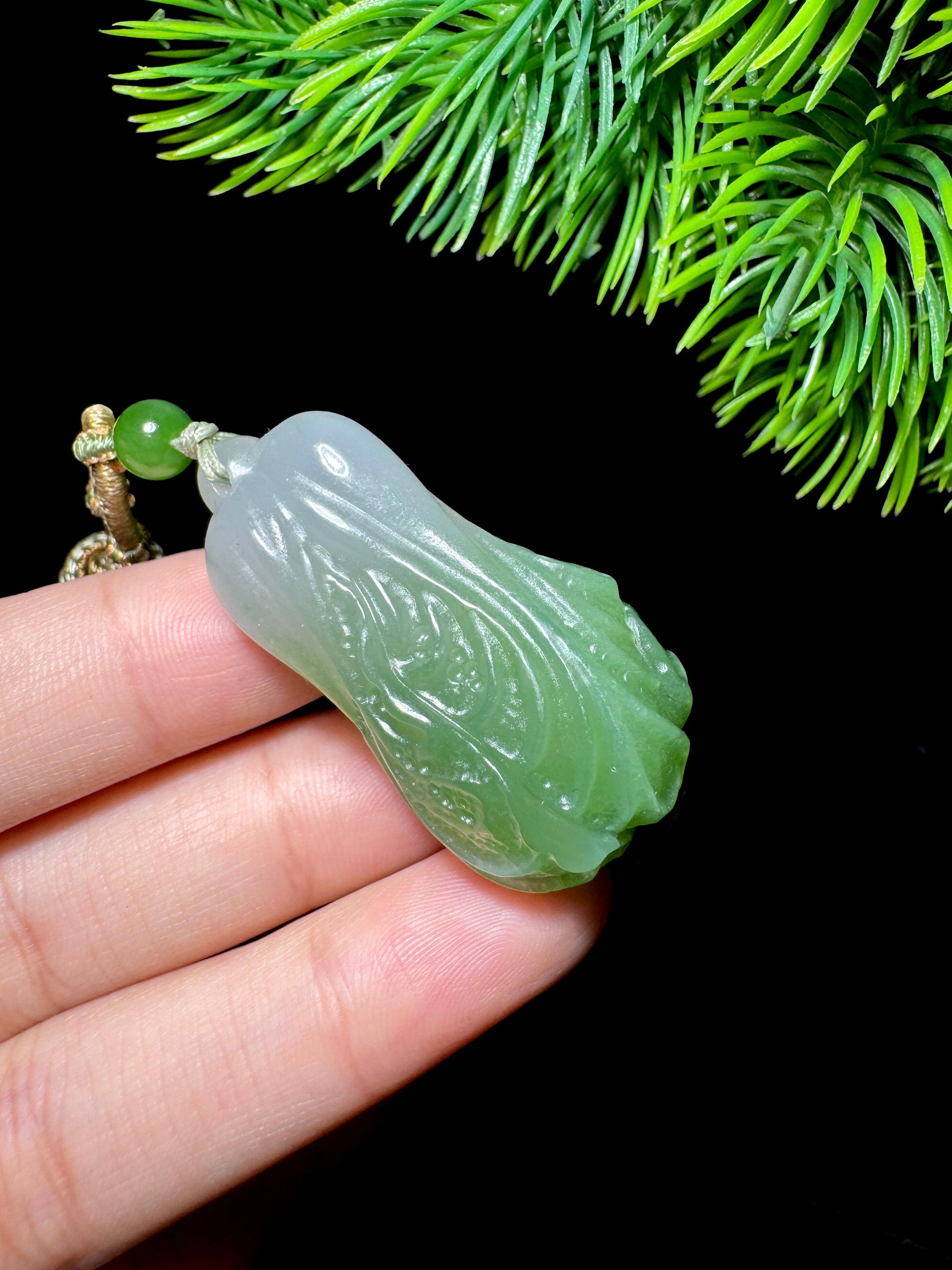 和田玉翠青白菜（yc292988）