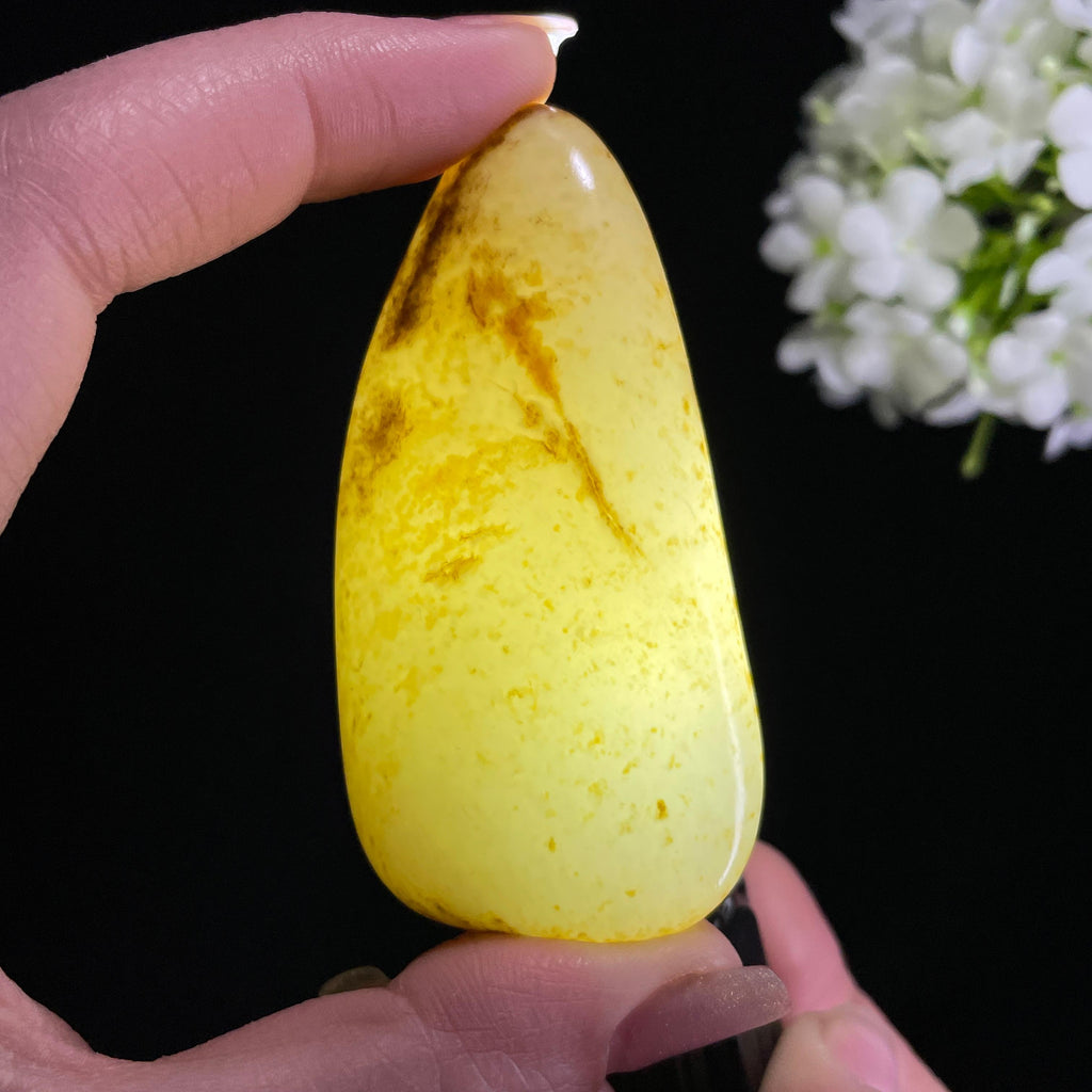 和田玉白玉“云沙漫雪”洒金秋梨皮籽料（yc368501）