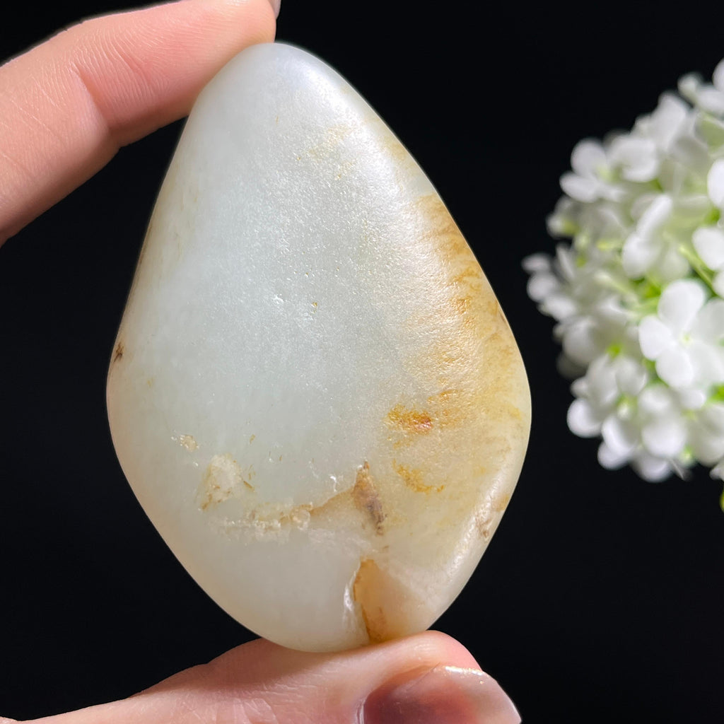 和田玉 “白玉秋梨・天然韵致籽料原石”（yc307360）