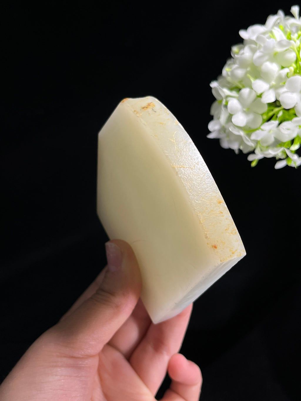 和田玉籽料洒金皮板料（可定制小手镯）（yc262043）