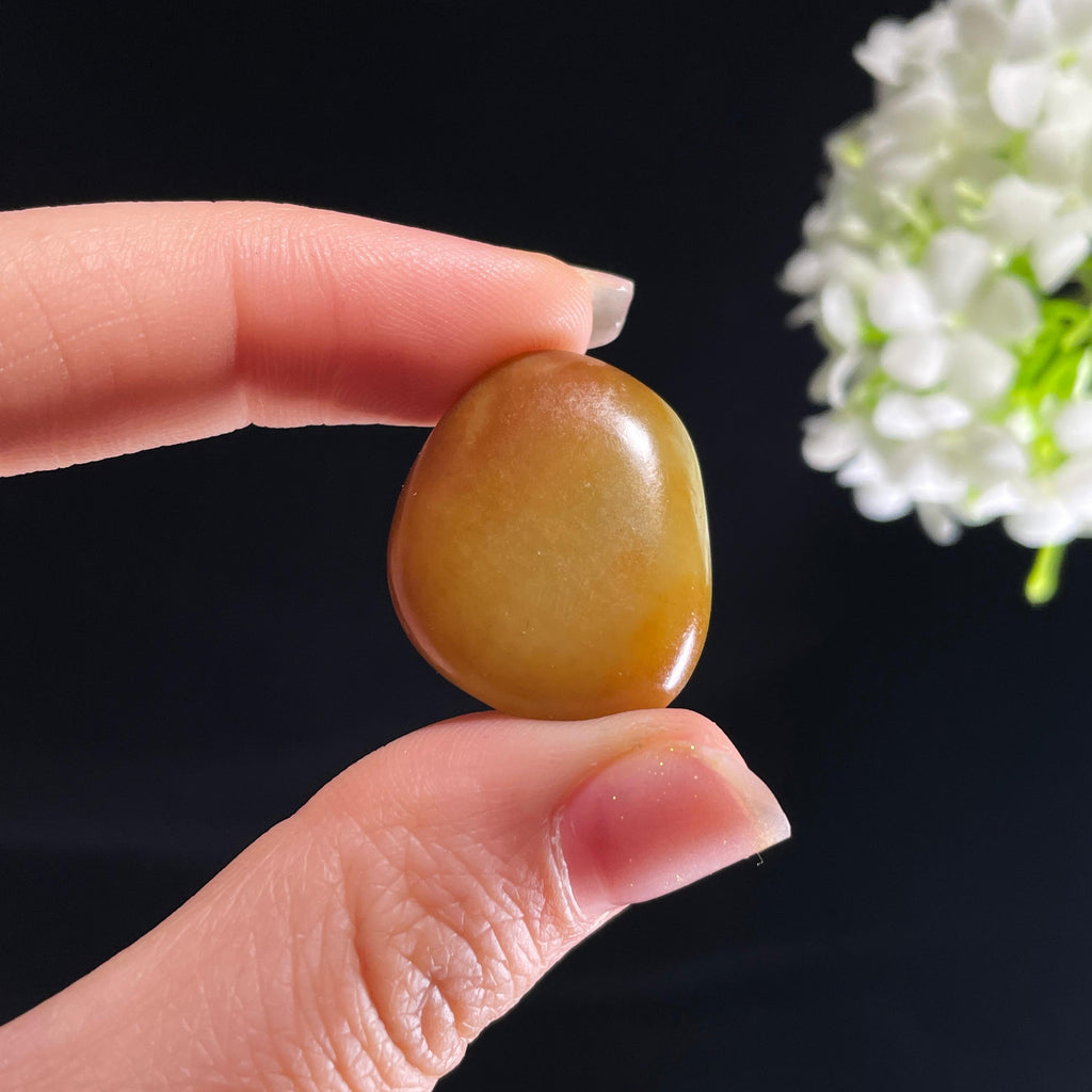 和田玉青白玉“金饴涵光”红沁皮籽料（yc408878）