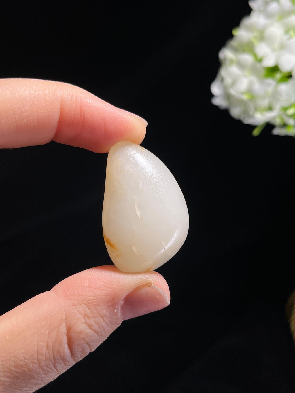 和田玉白玉洒金皮籽料原石（yc264599）