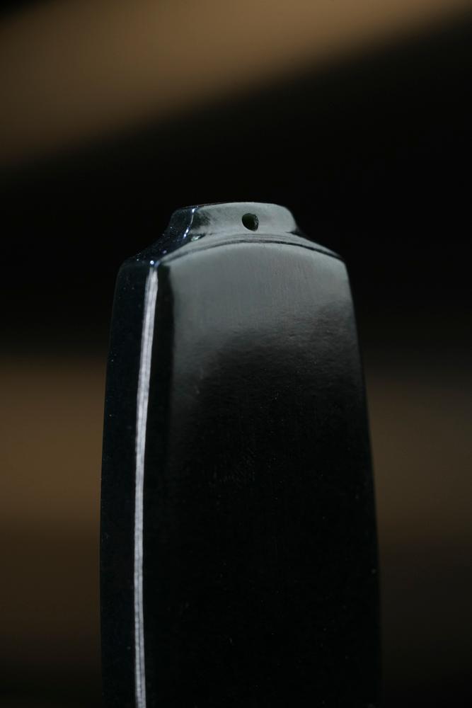 和田玉塔青顺遂无忧无事牌（yc248277）