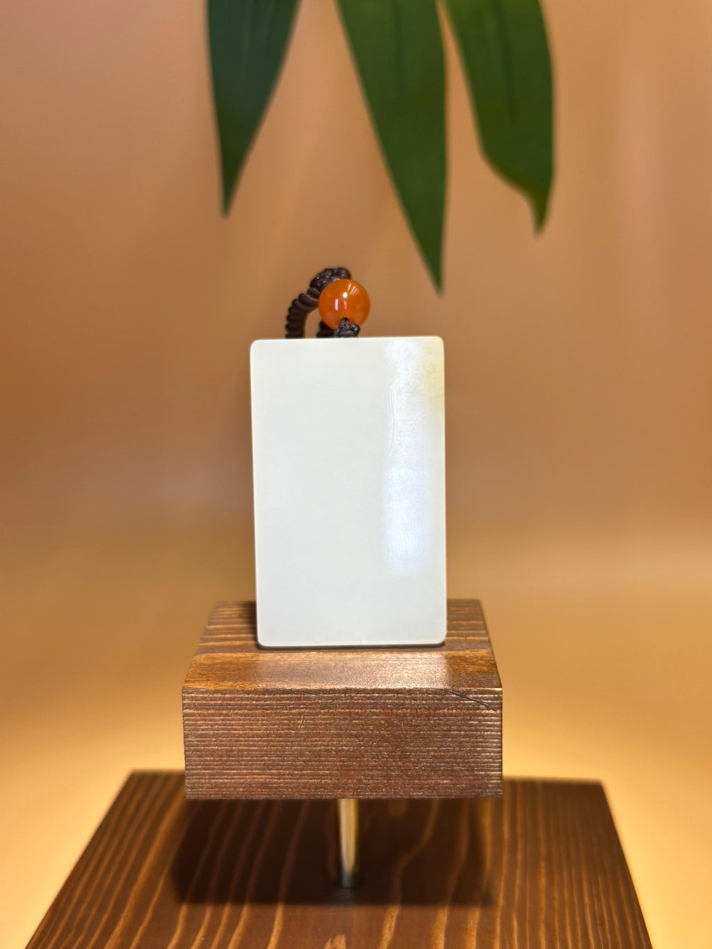 和田玉.淡糖无事牌（yc772415）