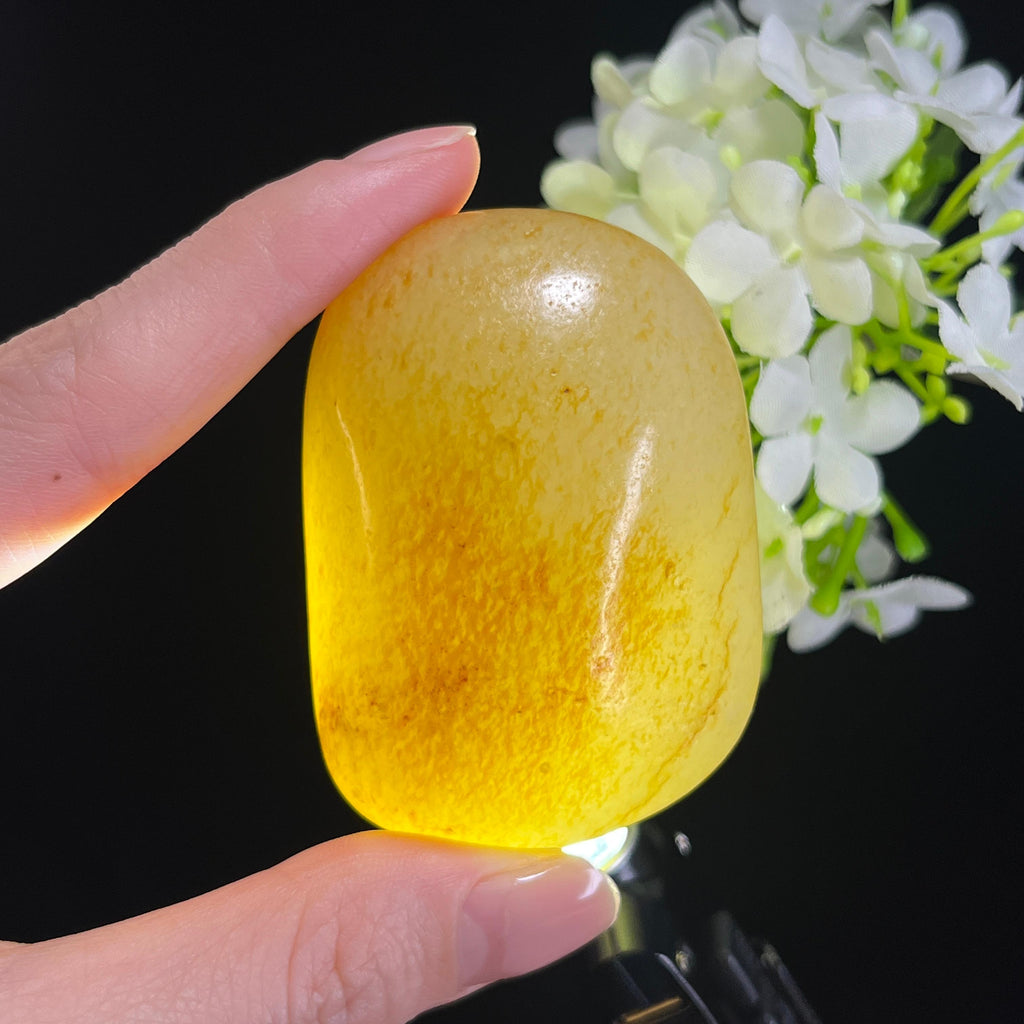 和田玉青白玉虎纹洒金皮“天青烟雨”籽料（yc305607）
