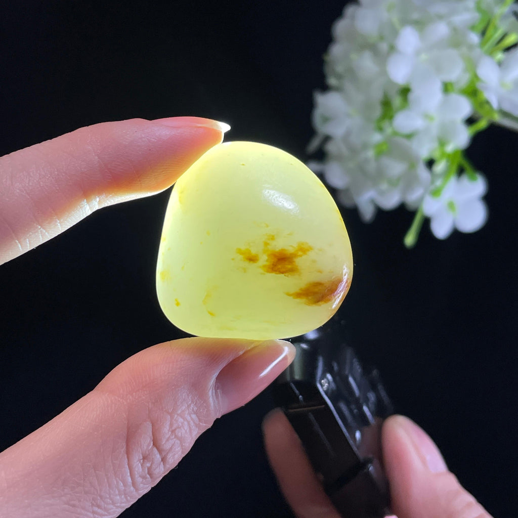 和田玉“绯影成双”白玉洒红皮籽料（yc422532）