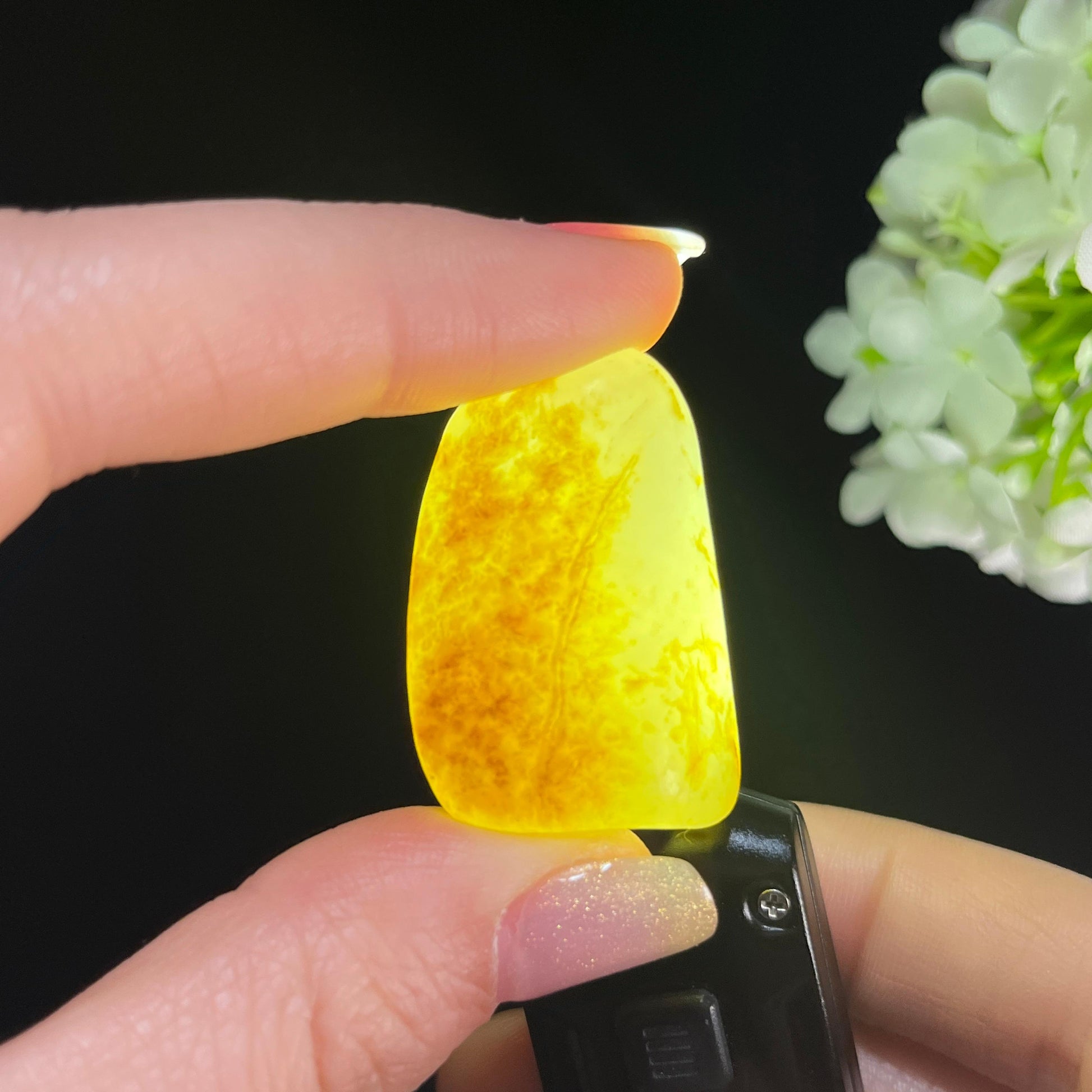 和田玉青白玉“寒柯晓露”秋梨皮洒金皮籽料（yc361364）