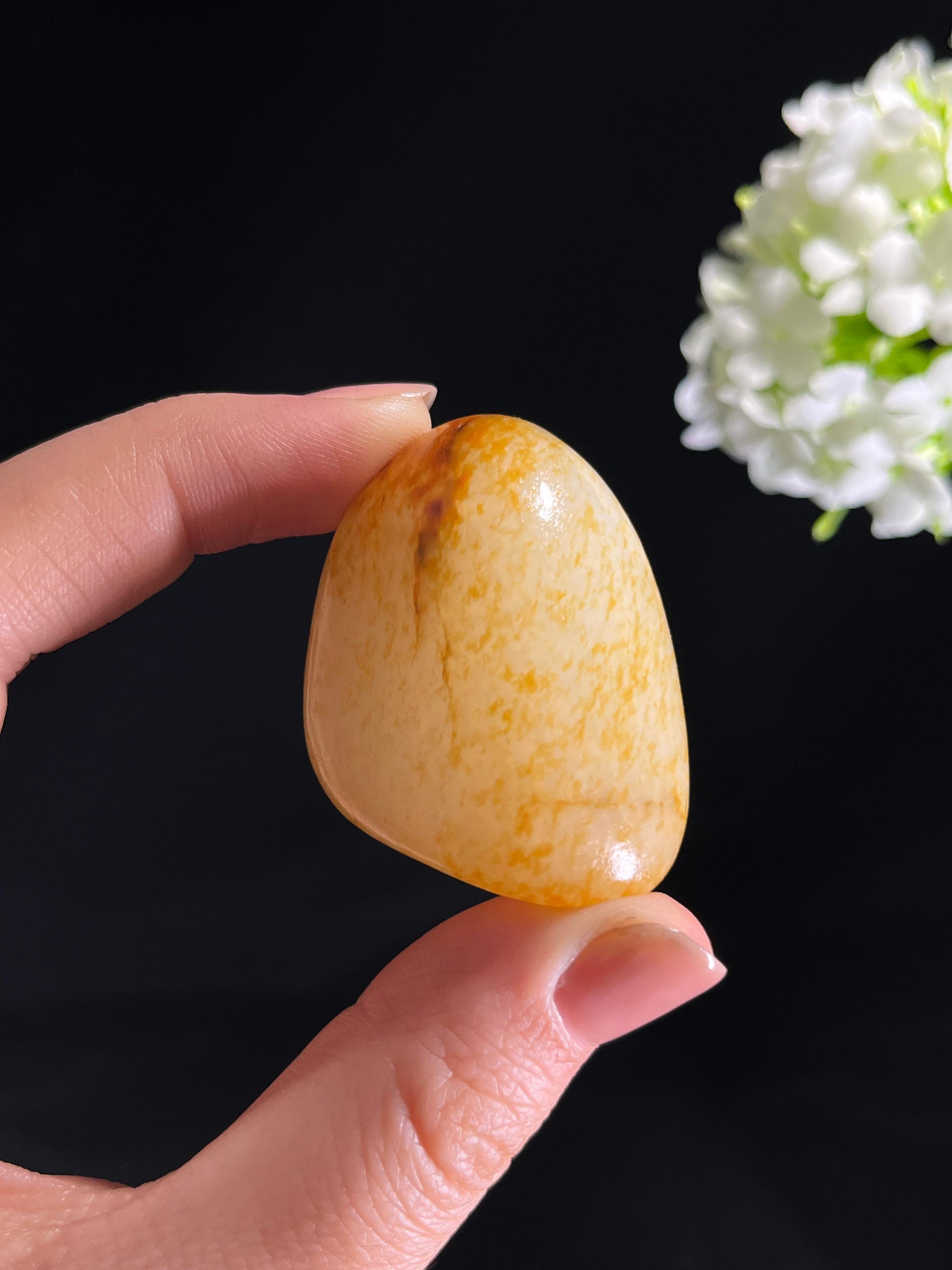 和田玉意境洒金皮籽料原石（yc278392）