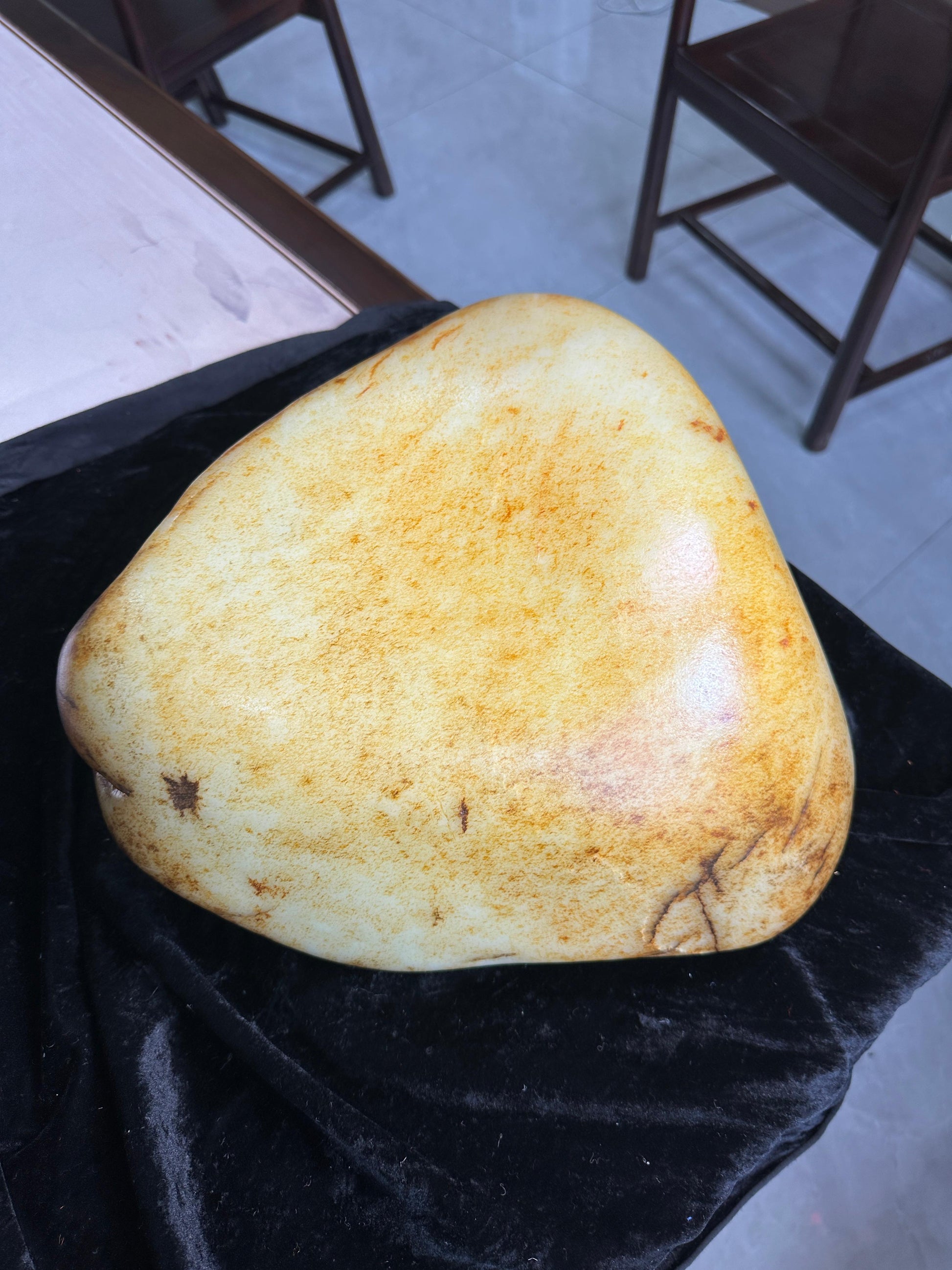 和田玉白玉洒金皮黑红皮“金玉昆仑”收藏级籽料（yc344277）