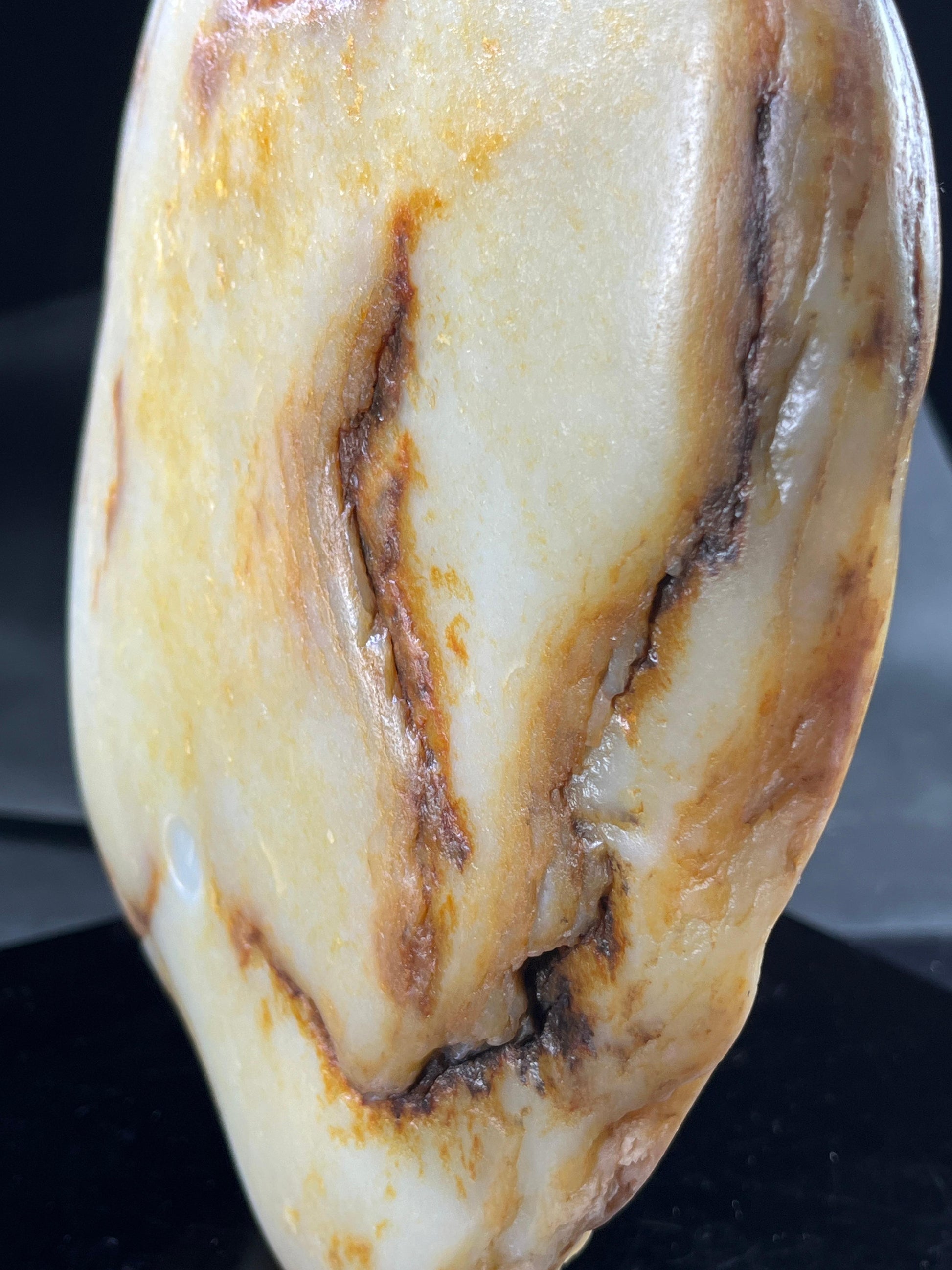 和田玉洒金皮籽料原石（yc260410）