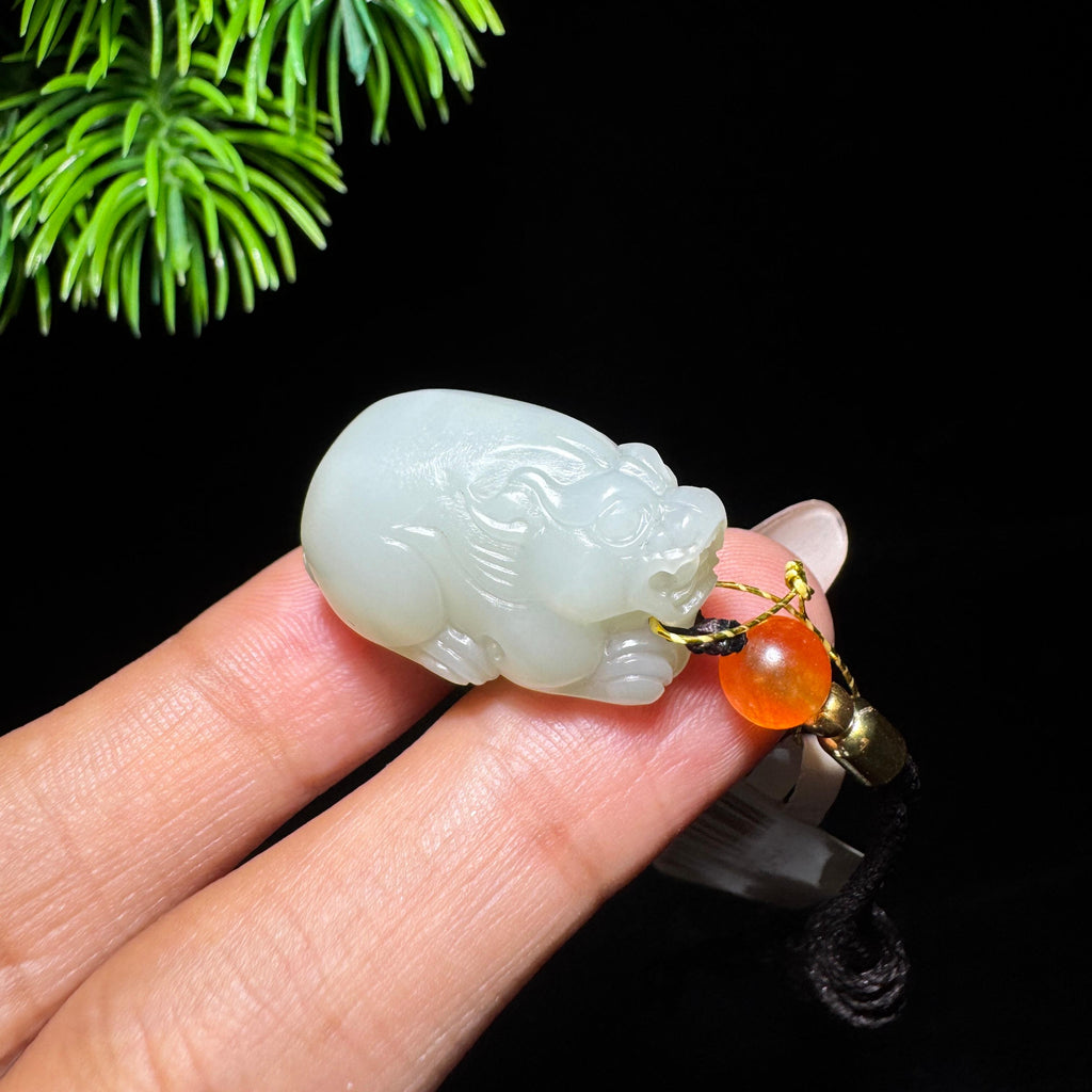 和田玉籽料貔貅（yc710476）