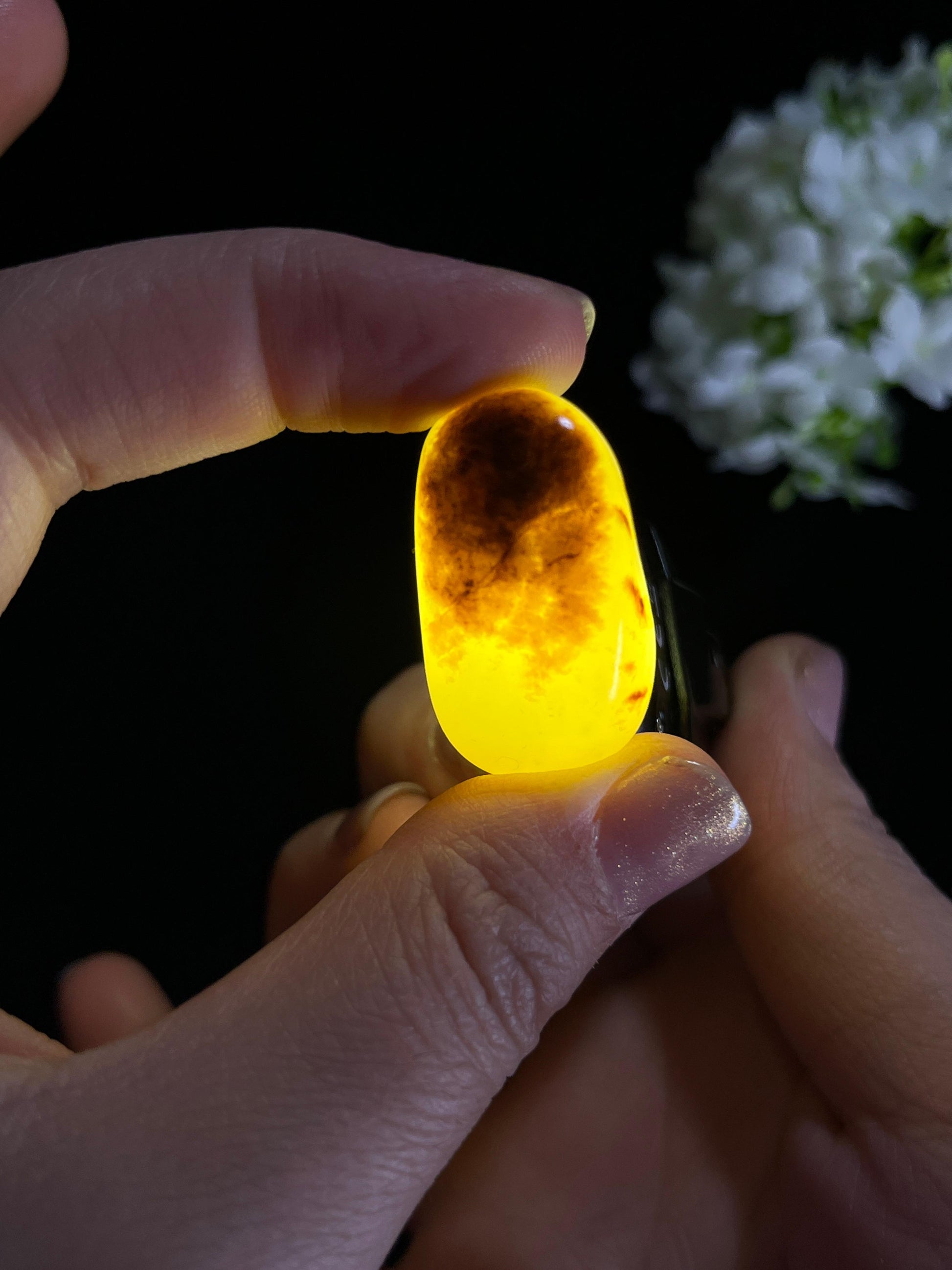 和田玉白玉意境双面皮籽料原石（yc265073）