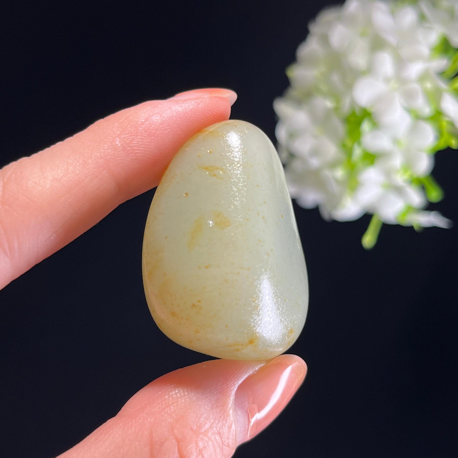 和田玉青白玉“青瑶洒金”洒金皮籽料（yc351412）