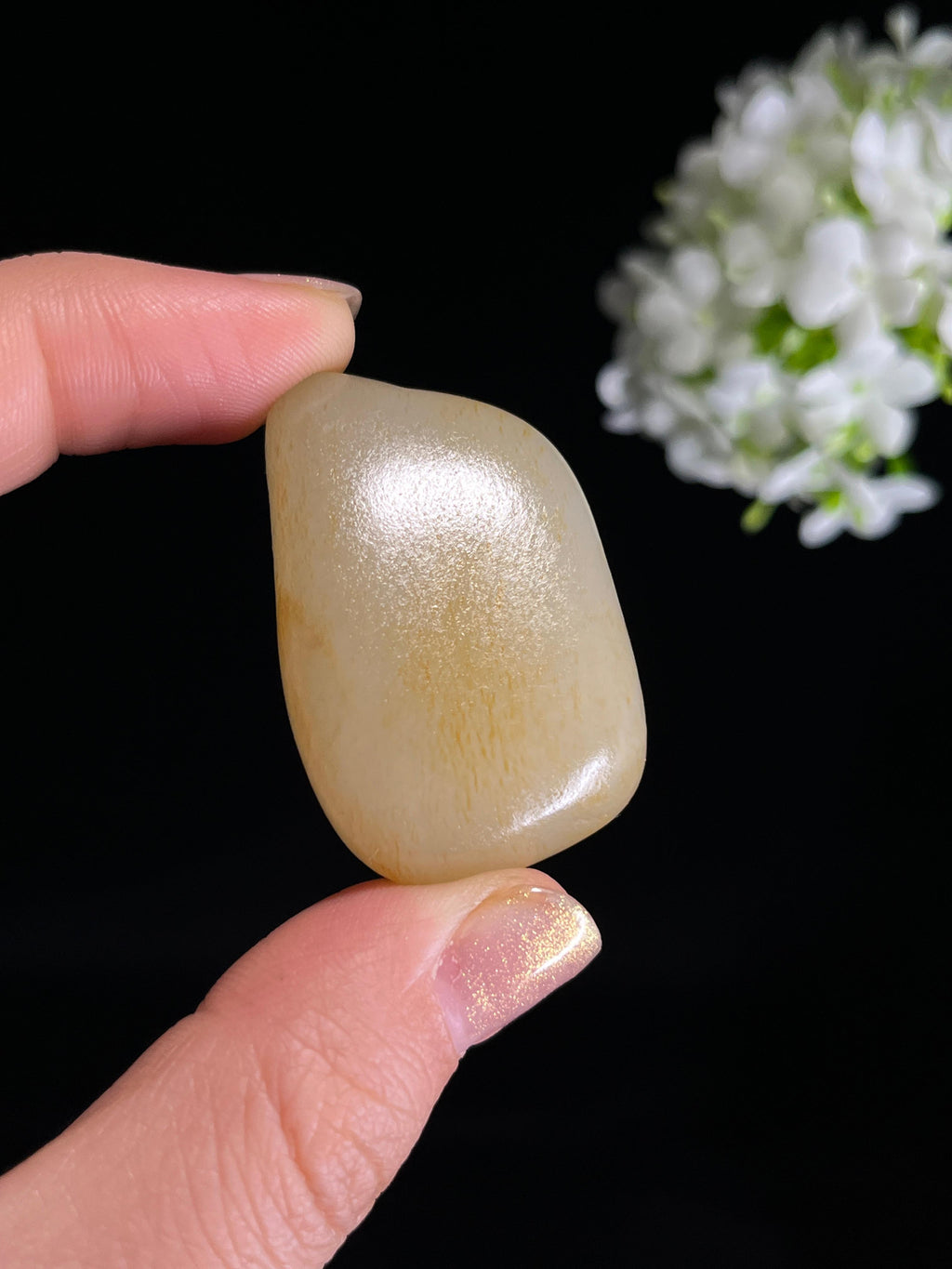 2025.11.22新疆天然和田玉白玉洒黄皮籽料原石（yc272865）