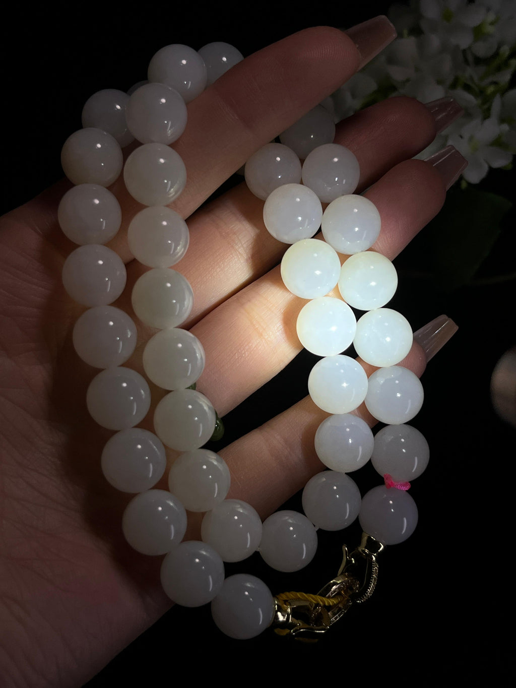 和田玉白玉项链（卡11.5）（yc261715）