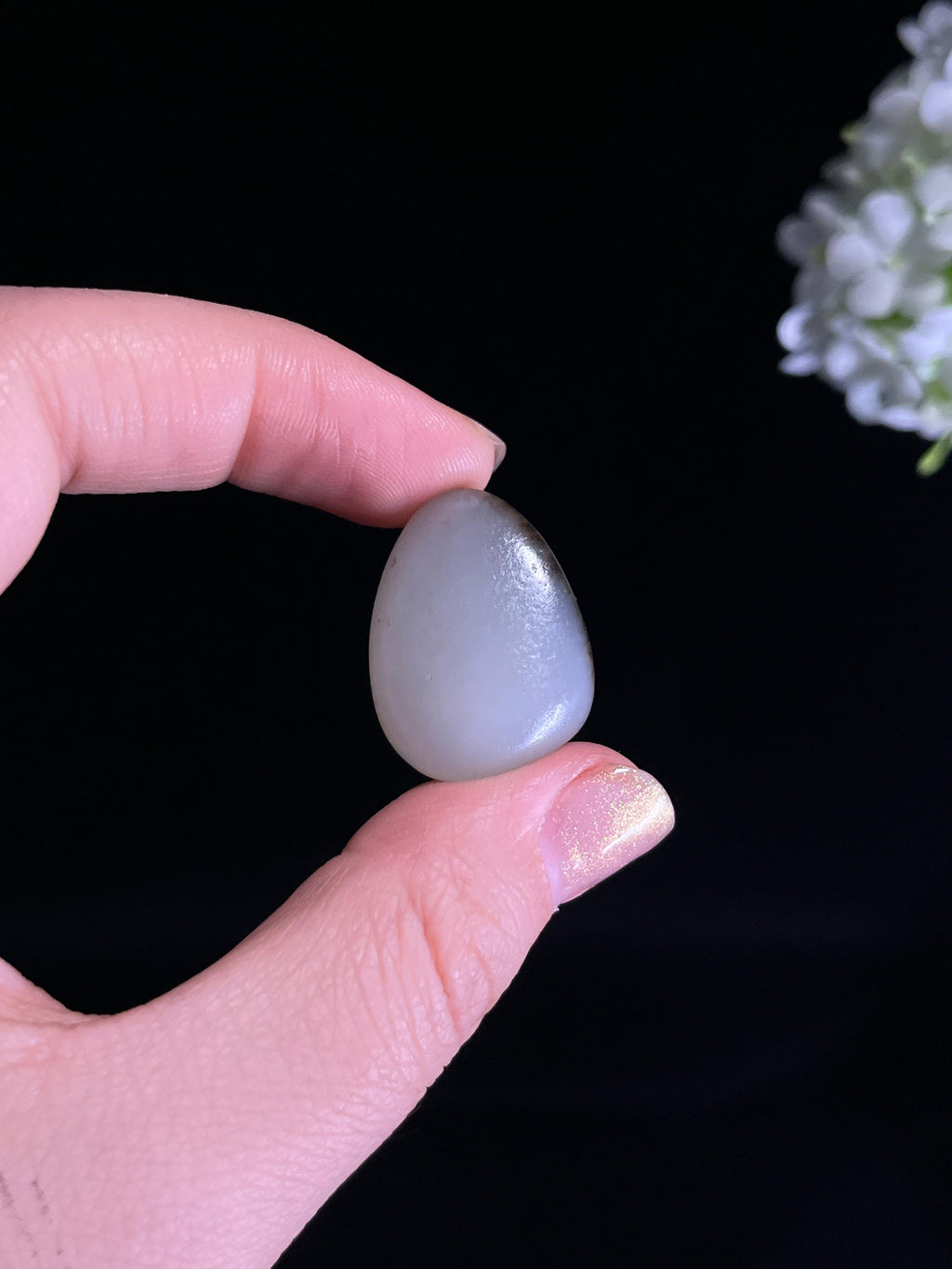 和田玉精品聚黑皮“墨韵凝脂”籽料原石（yc271703）