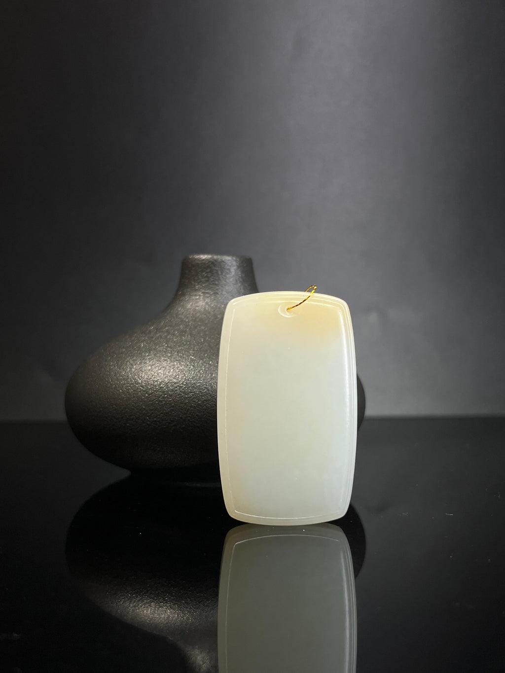 和田玉且末平安无事牌（yc240919）