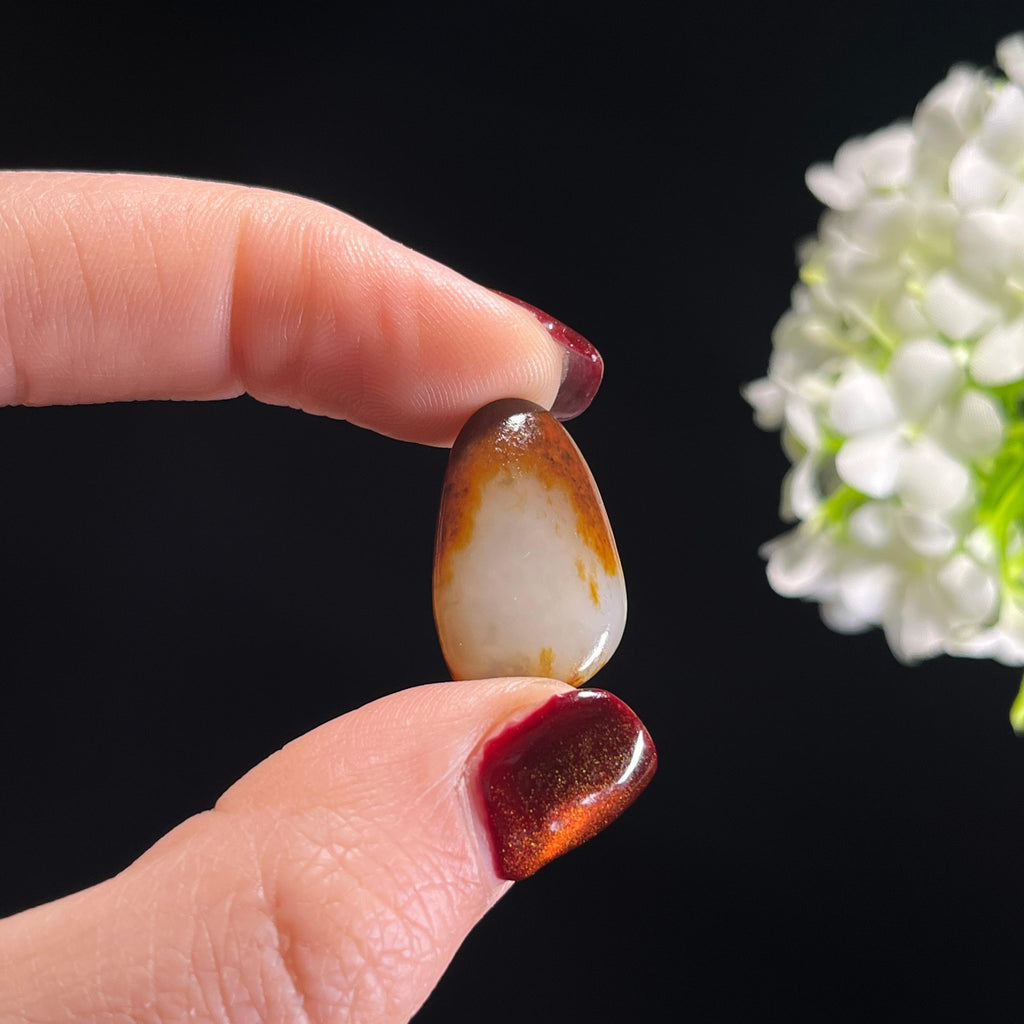 和田玉白玉红皮白肉精品小籽（yc336380）