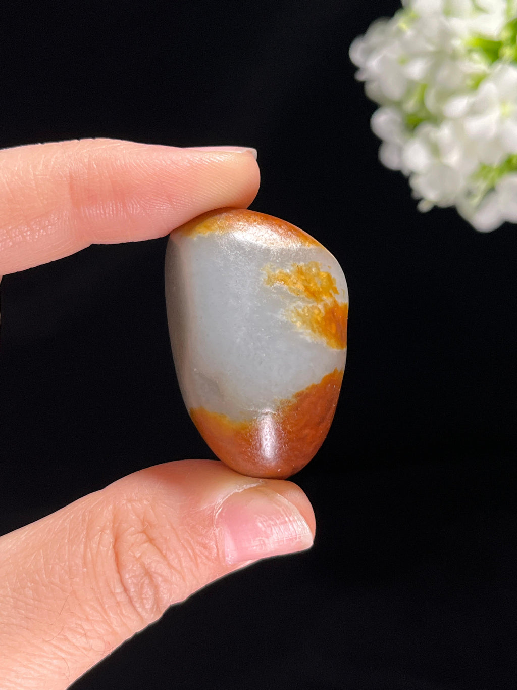 新疆和田玉青花籽料“一路长虹”籽料原石（yc255436）