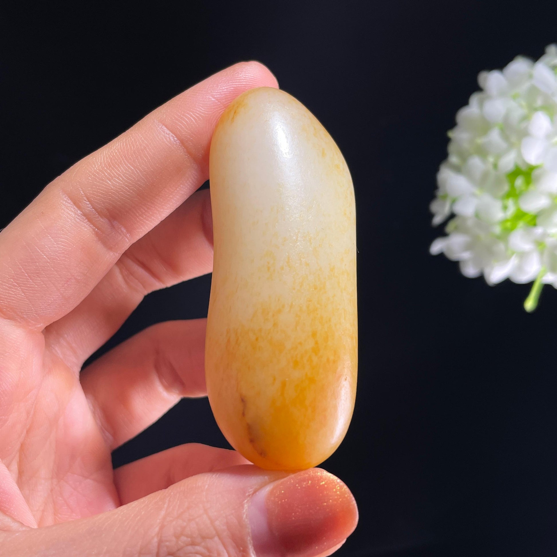 新疆天然和田玉“暖玉含章”洒金皮籽料（yc401226）