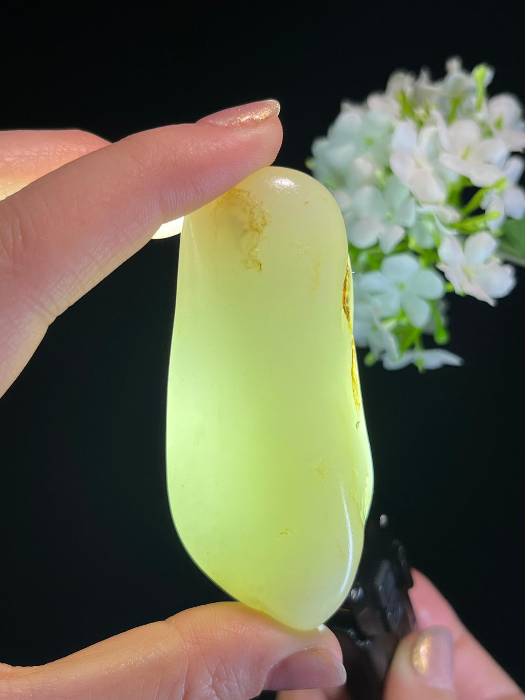 新疆天然和田玉洒金皮籽料原石（yc274565）