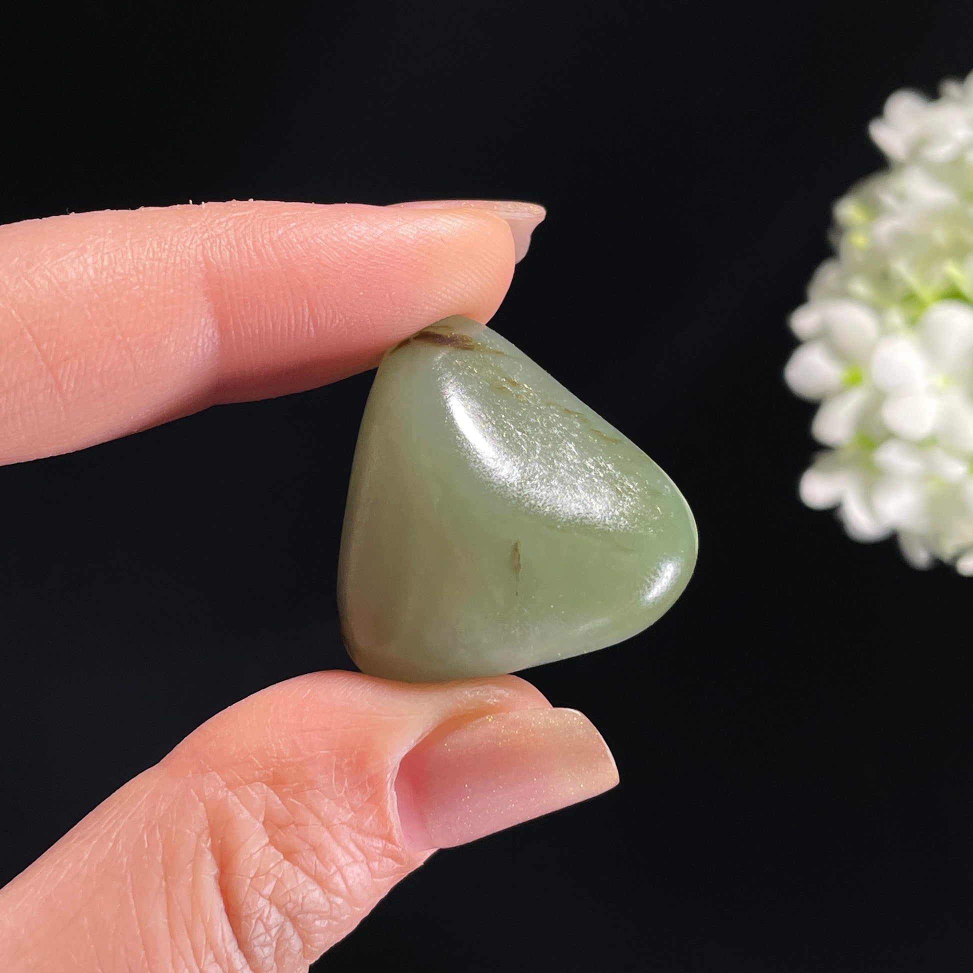 新疆天然和田玉“青冥孤翠”青玉籽料（yc368479）