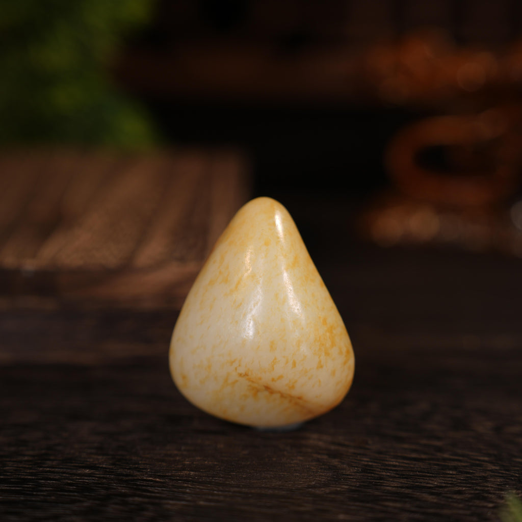 新疆和田玉“云峦星砂”白玉通体洒金皮籽料（yc456858）