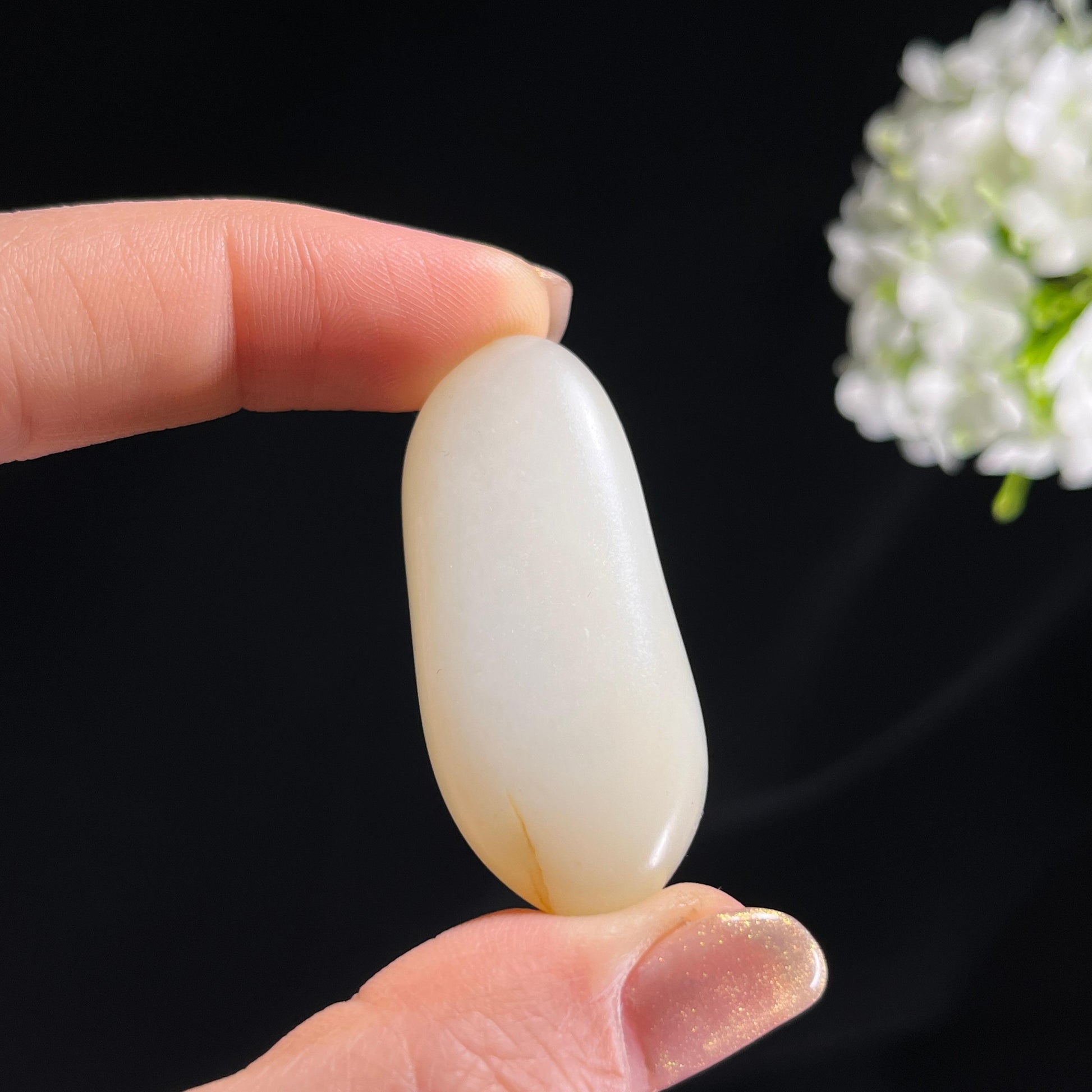 和田一级白玉洒金皮籽料原石（yc298012）