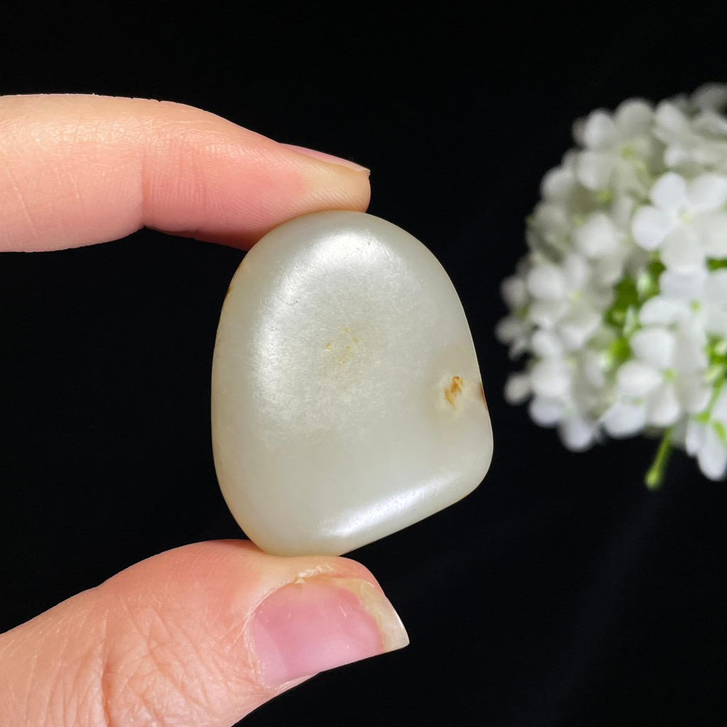 和田玉青白玉“秋林剪影”聚黑皮籽料（yc417333）