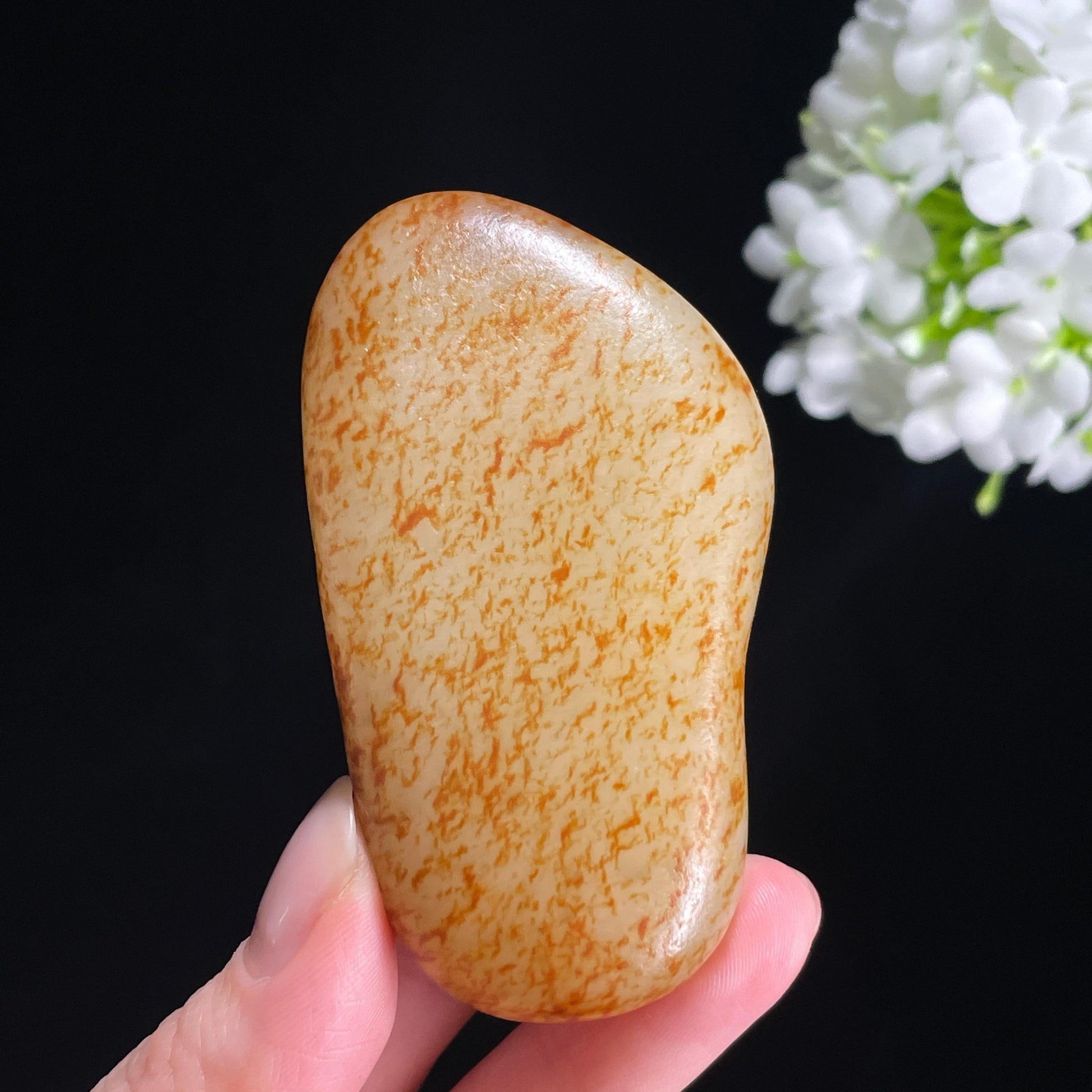 和田玉白玉“浑金璞玉”虎皮洒金皮籽料（yc367610）