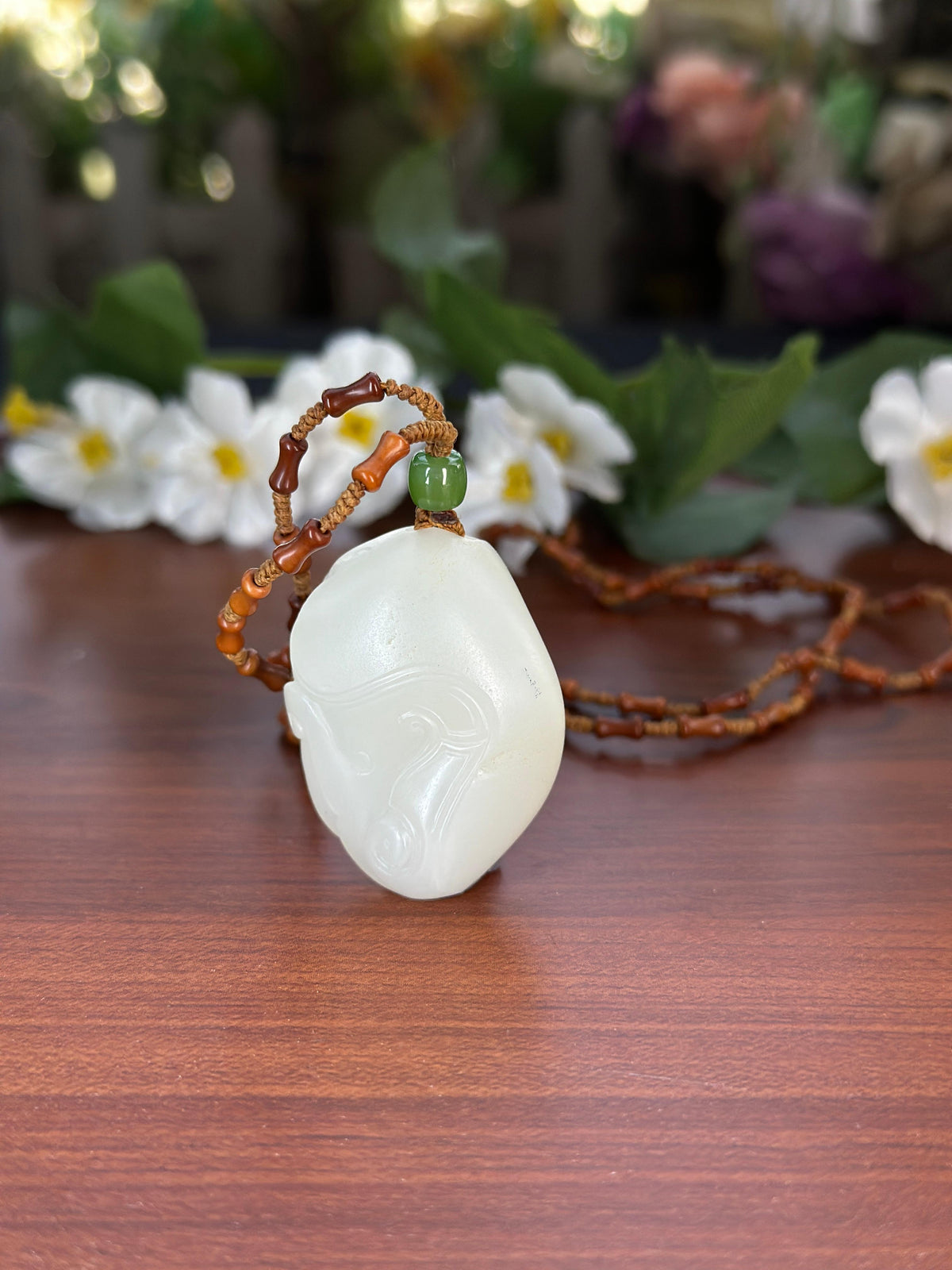 新疆和田玉精品白玉籽料貔貅挂件（yc710836）