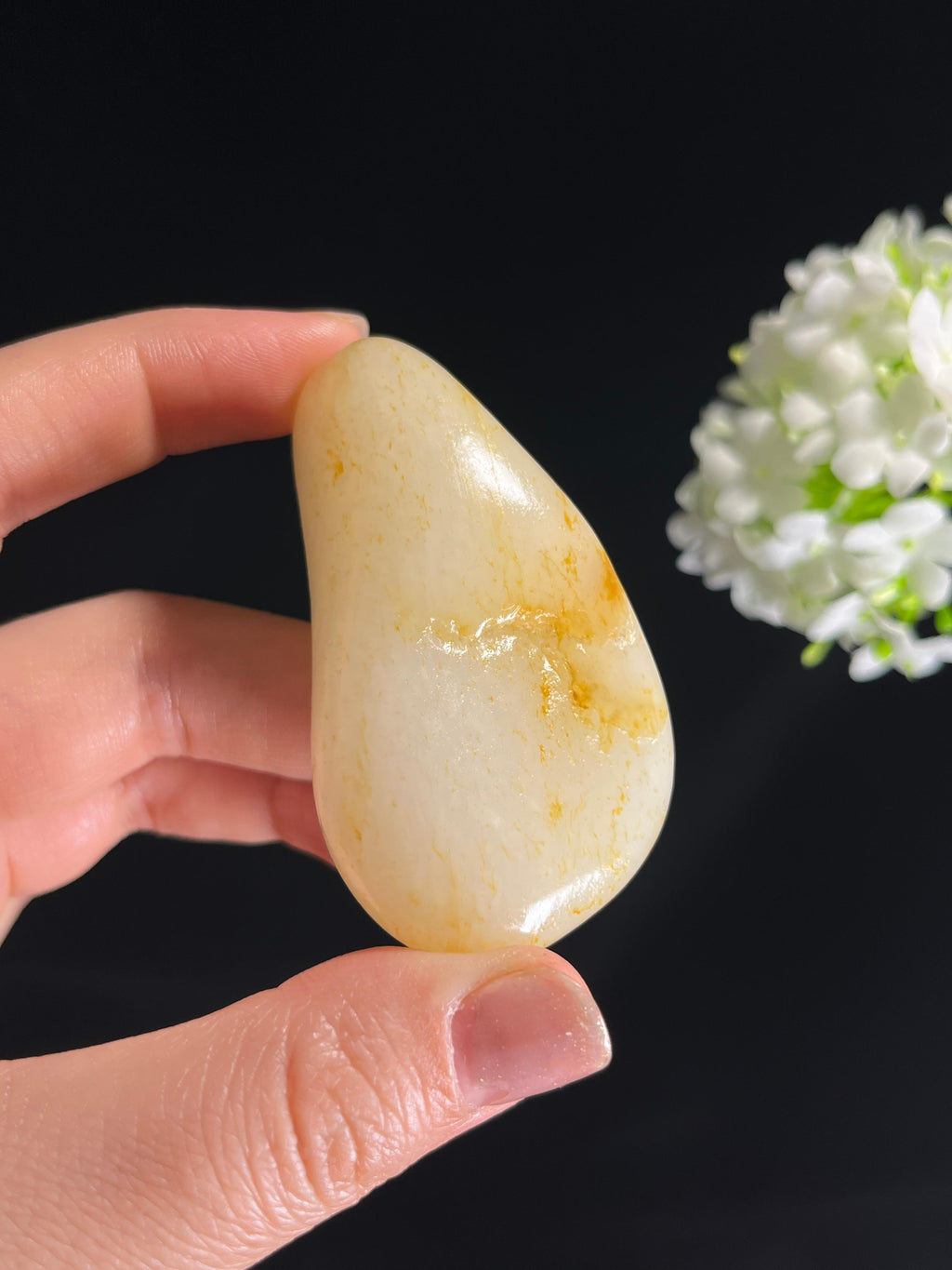 和田玉精品一级白玉洒金皮籽料原石（yc274680）