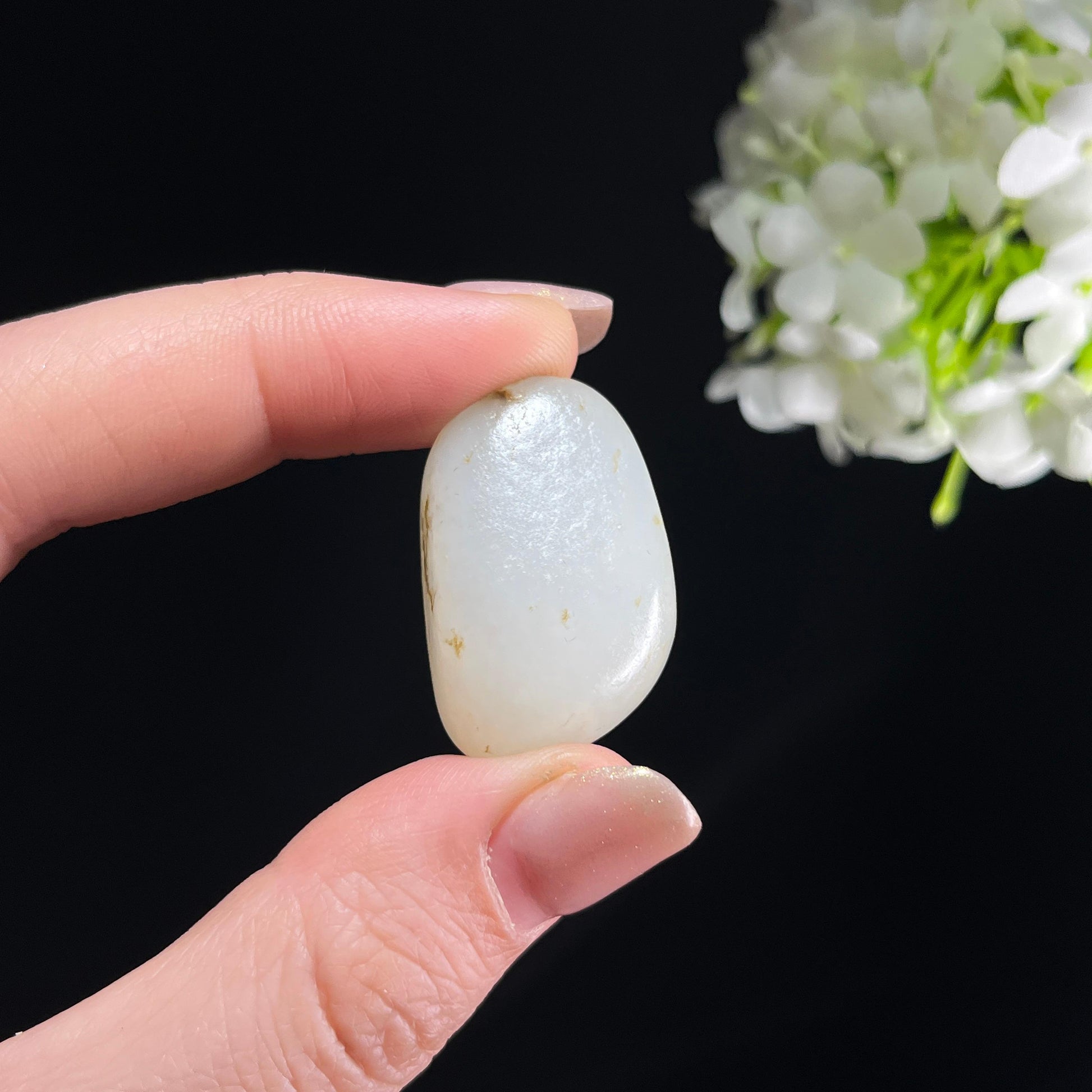 和田玉白玉“秋影涵玉”秋梨皮籽料（yc347093）