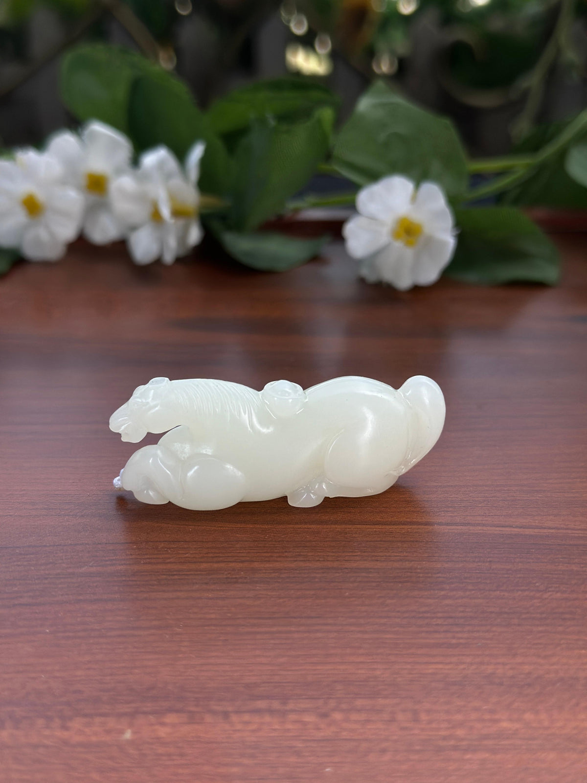 和田玉白玉马上有钱挂件（yc708069）