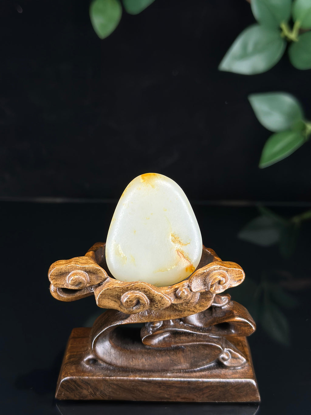 新疆和田玉精品白玉洒金皮籽料挂件（yc749287）