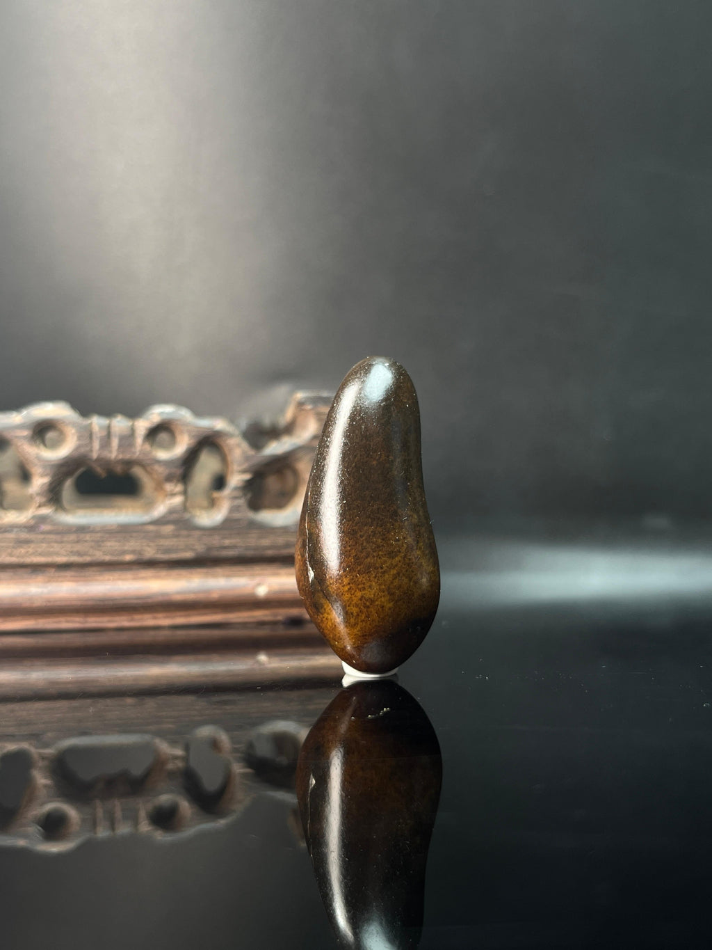 新疆和田玉籽料原石黄沁吊坠（yc236552）