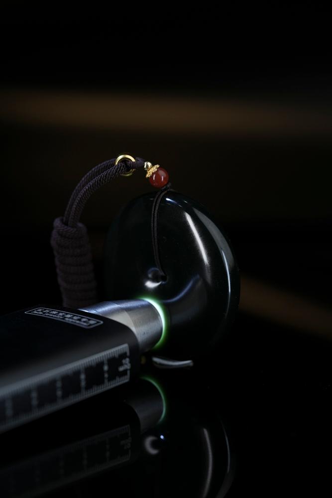 和田玉塔青平安扣（yc248318）